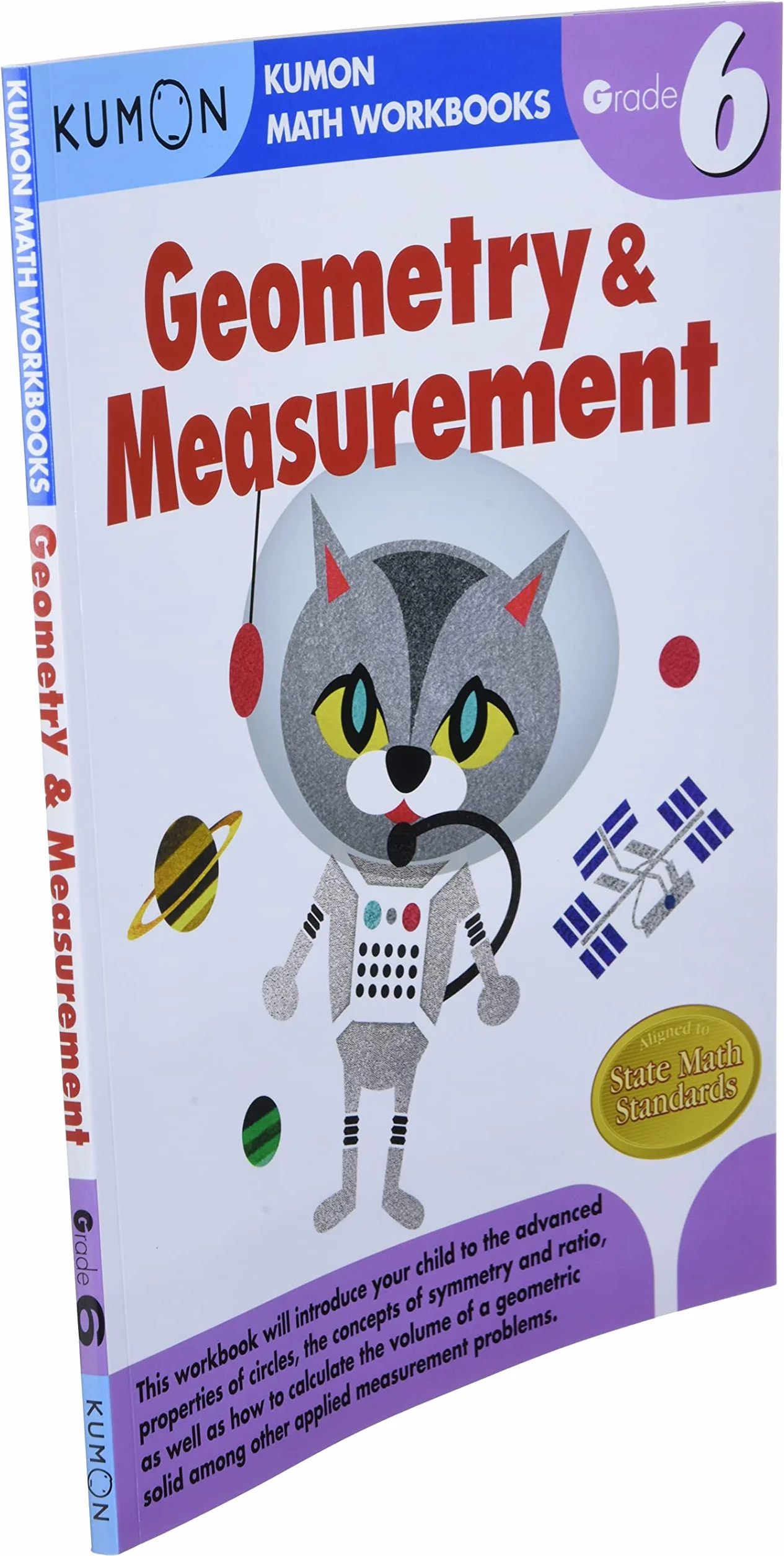 Kumon Grade 6 Geometry & Measurement Math Workbook