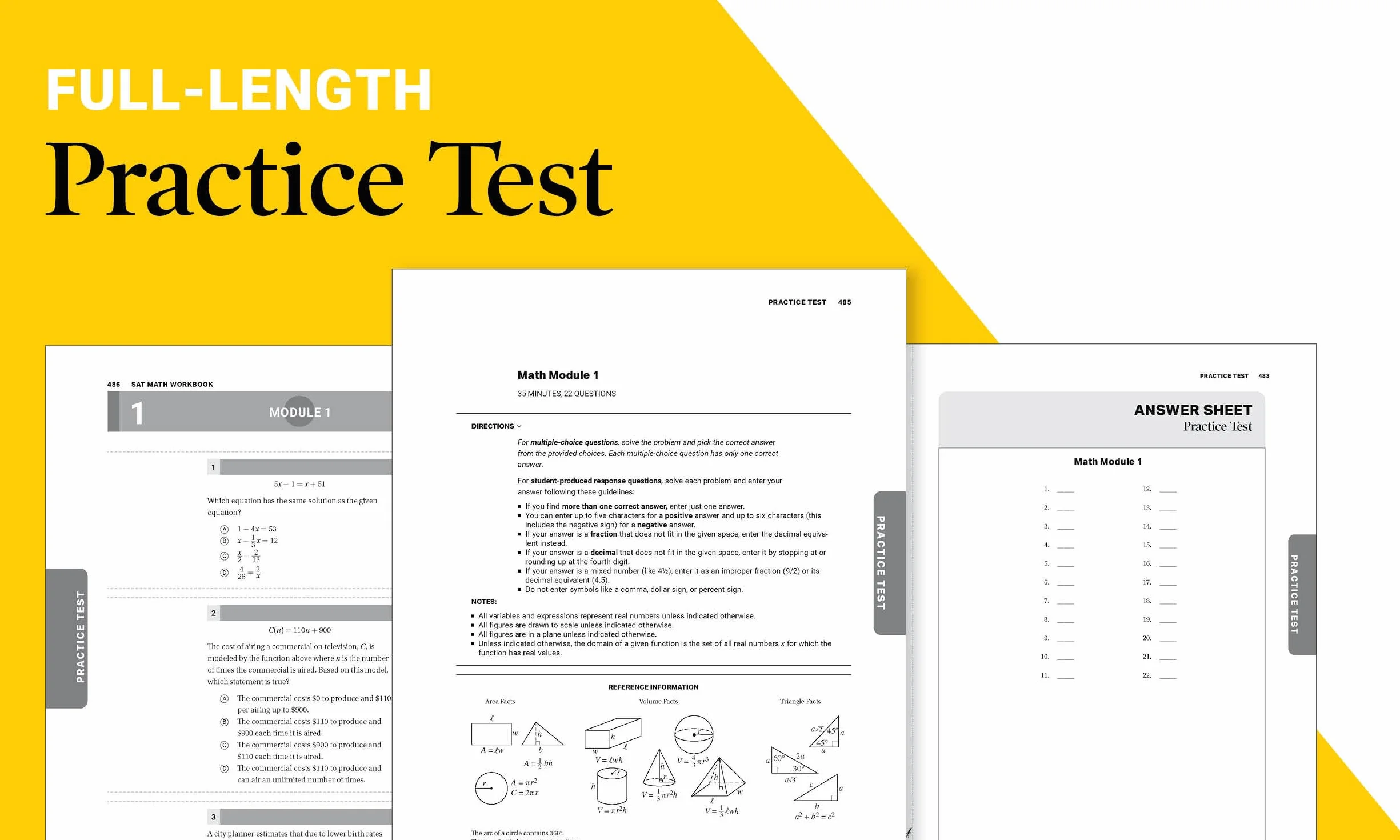 SAT Math Workbook: Up-To-Date Practice for the Digital Exam