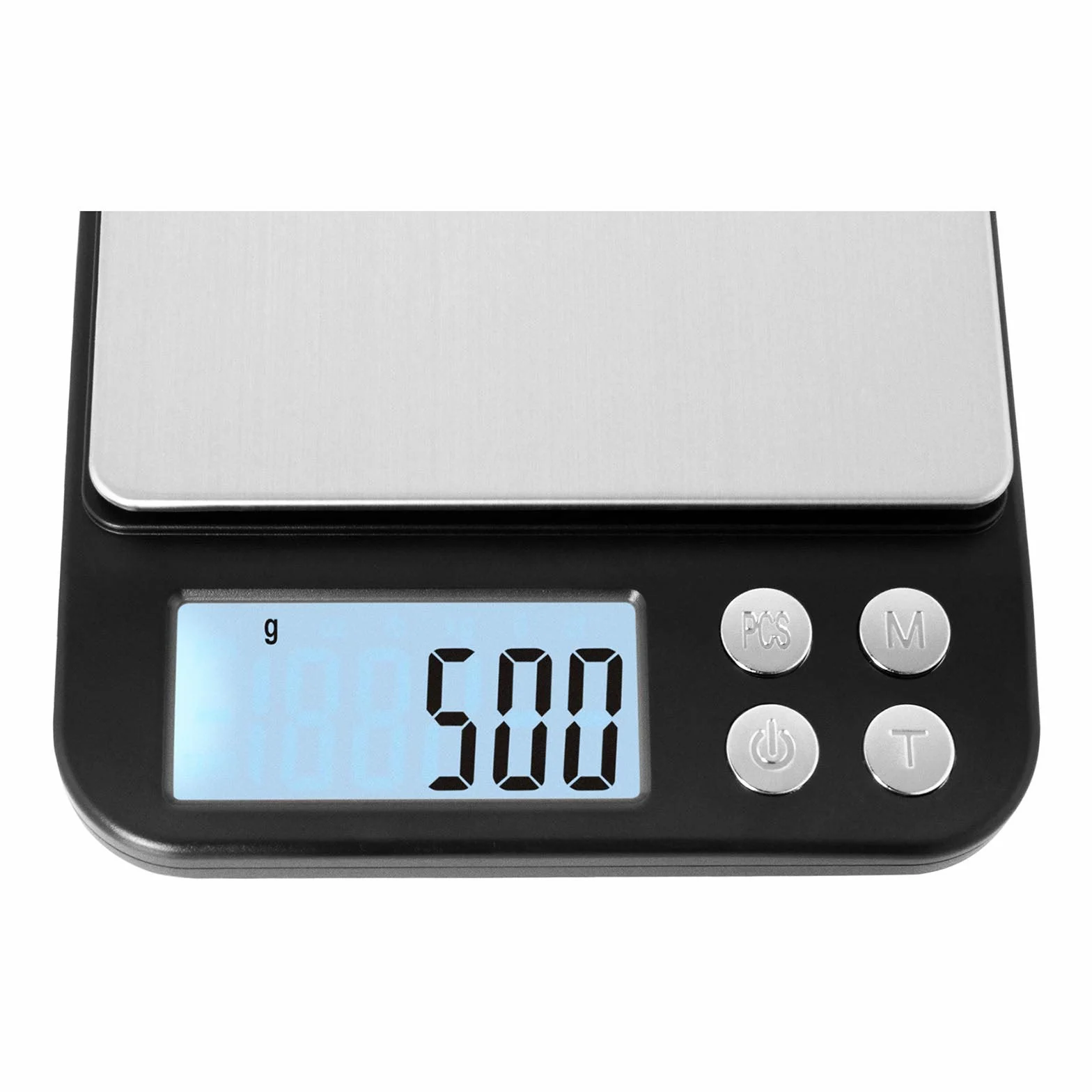 Steinberg Systems SBS-TW-500 cyfrowa waga stołowa 500 g / 0,01 g wyświetlacz LCD platforma 101 x 101 mm