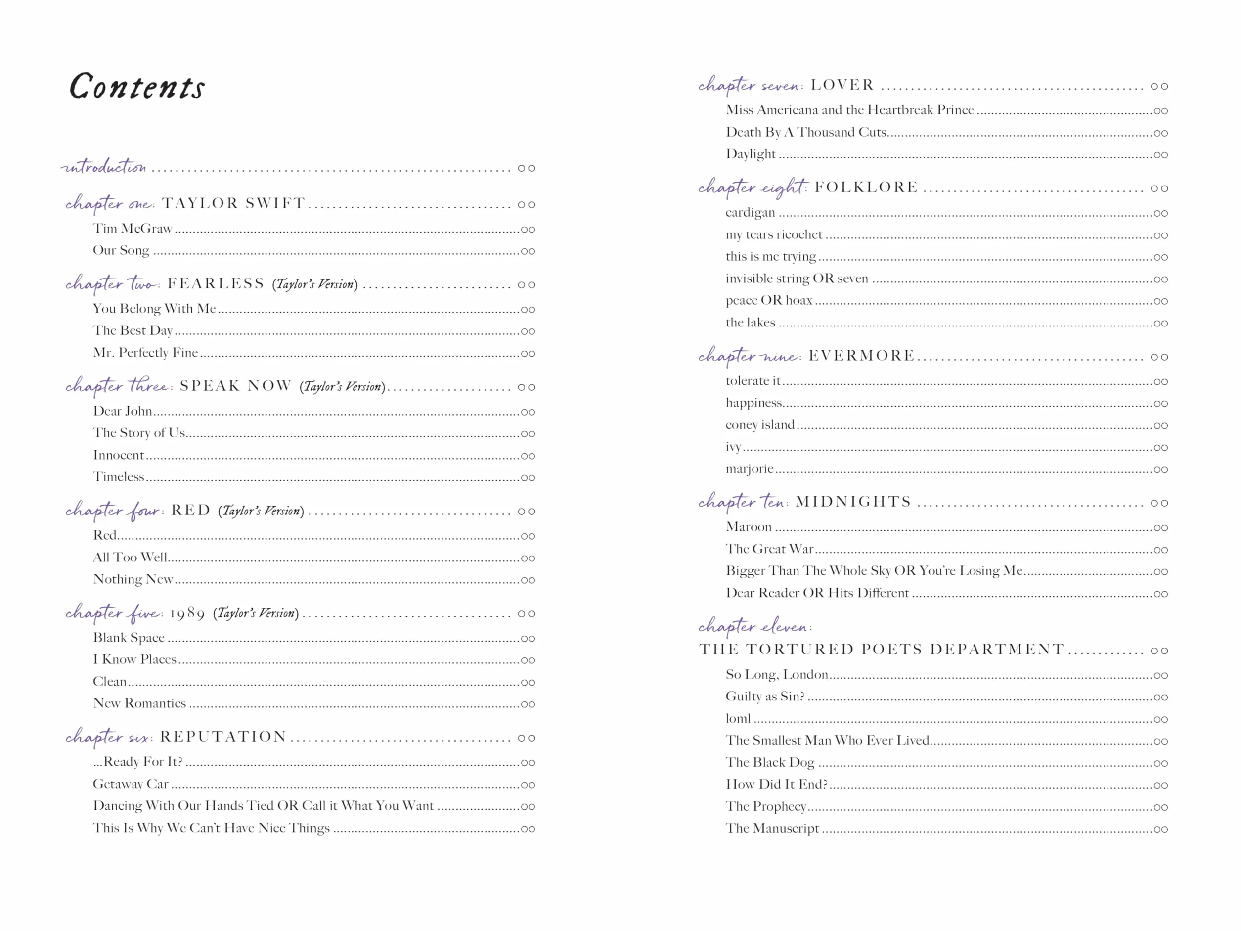 Stars Around My Scars: The Annotated Poetry of Taylor Swift