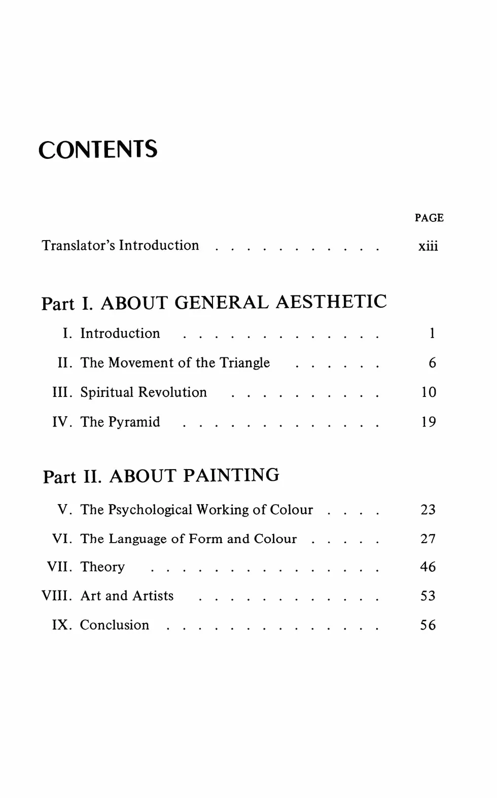 Concerning the Spiritual in Art