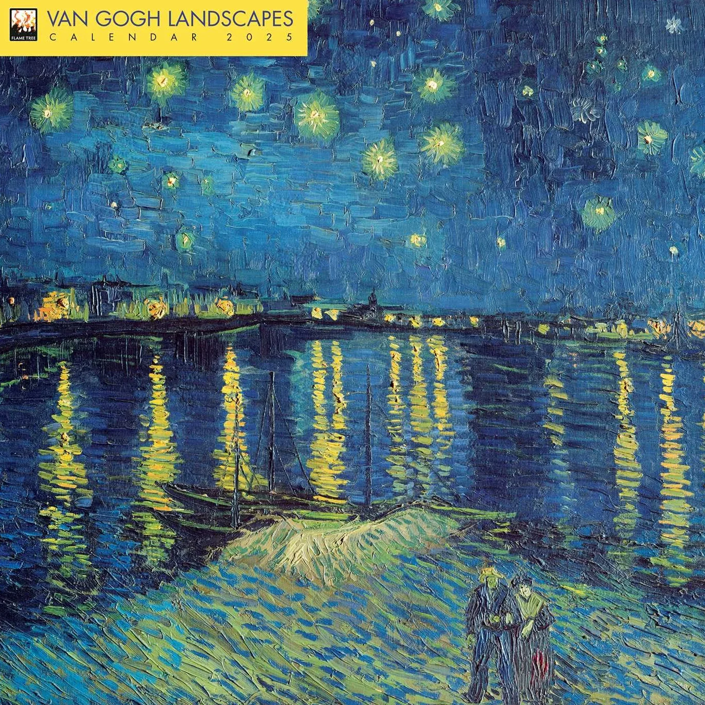 Vincent van Gogh Landscapes Wall Calendar 2025 Flame Tree Publishing