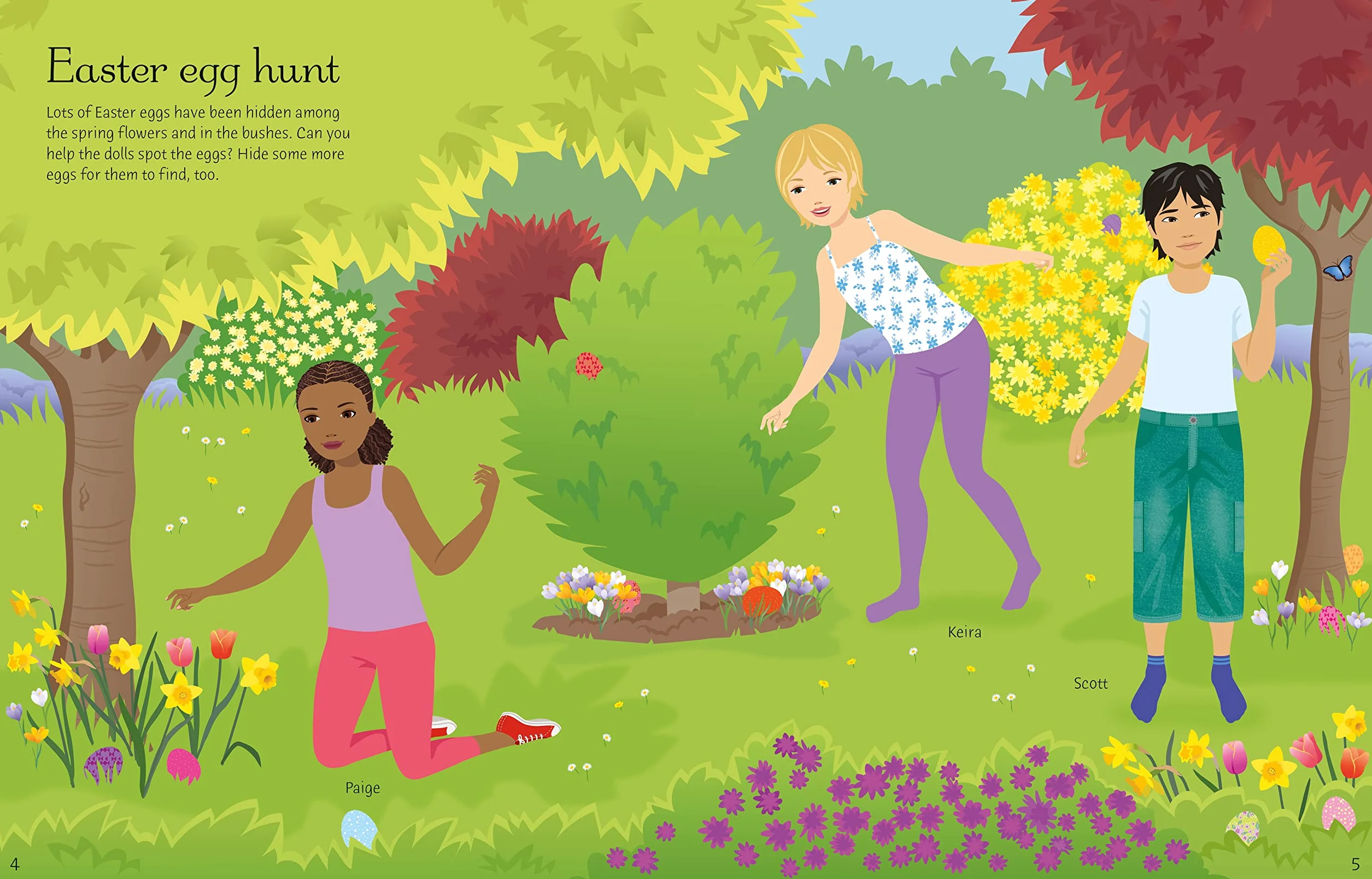 Sticker Dolly Dressing Easter: An Easter And Springtime Book For Children