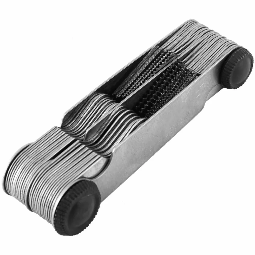 1 Szt. Skok Gwintu 2 Szt. 60 ° środek Fishtail Gauge do Mierników do Gwintowania i 1 Szt. 55 ° środek Gauge Cal Metryczny
