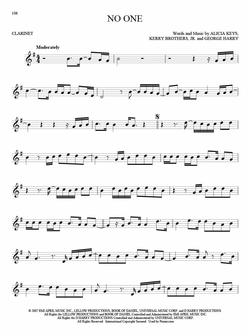 101 hit songs - clarinette: For Clarinet