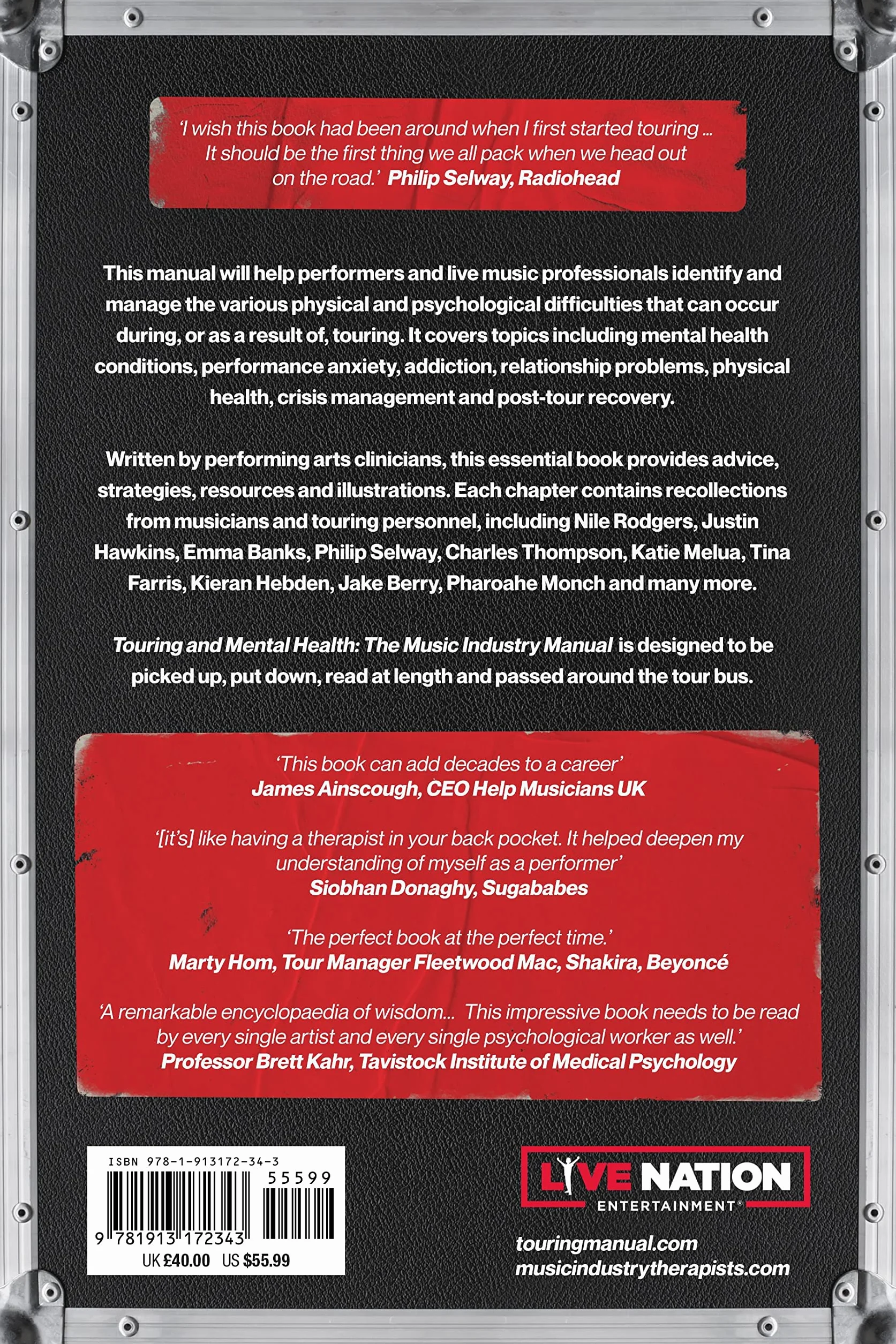 Touring and Mental Health: The Music Industry Manual