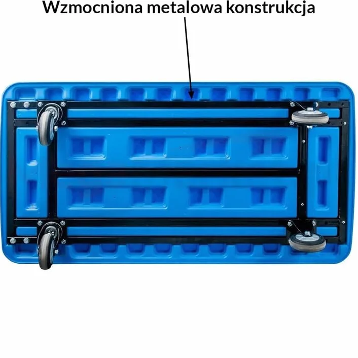 Mega-M Wózek transportowy składany 500 kg platforma 109x64 cm