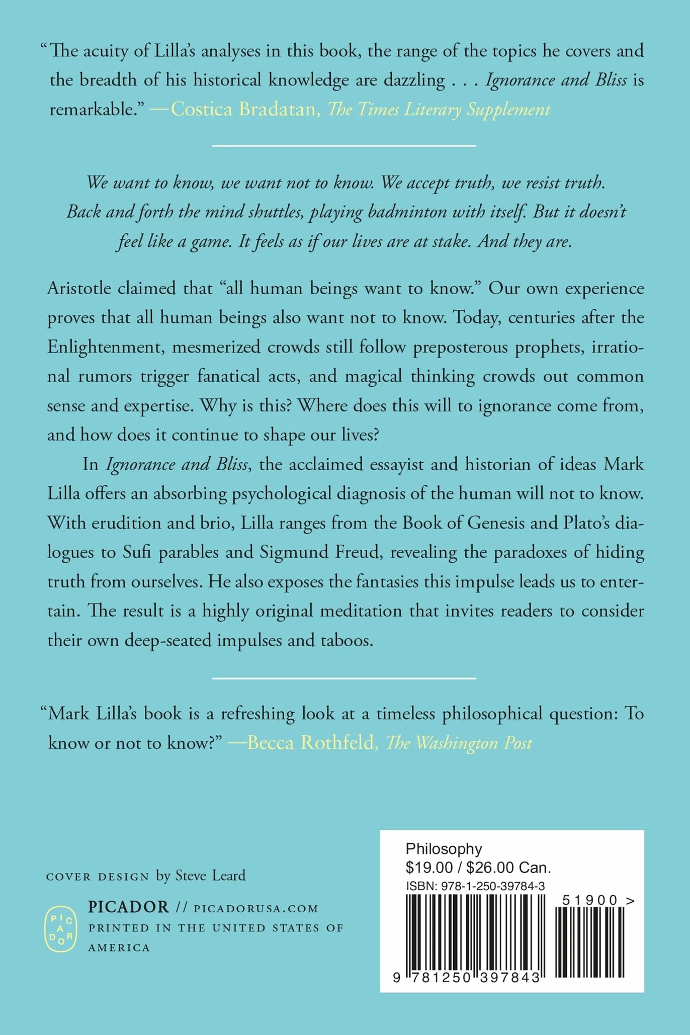 Ignorance and Bliss: On Wanting Not to Know