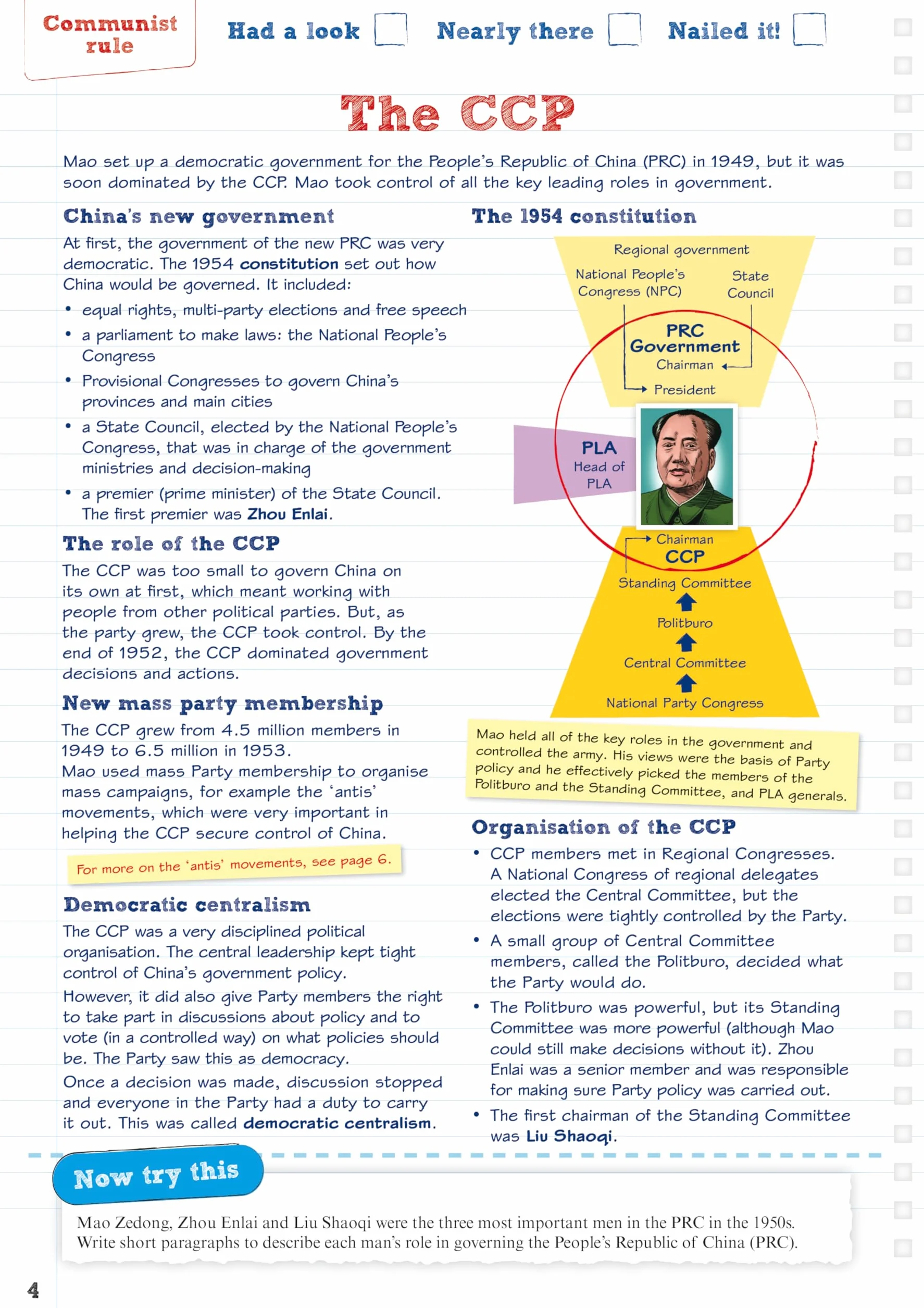 Revise Edexcel GCSE (9-1) History Mao's China Revision Guide and Workbook