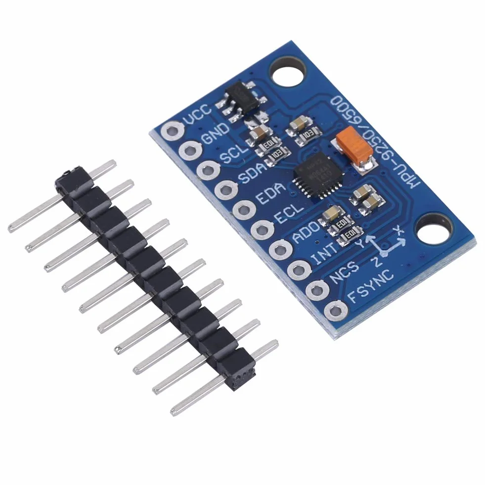 NIKOU MPU-9250 moduł żyroskopowy, 9-osiowy-16-bitowy czujnik przyspieszenia 3~5V