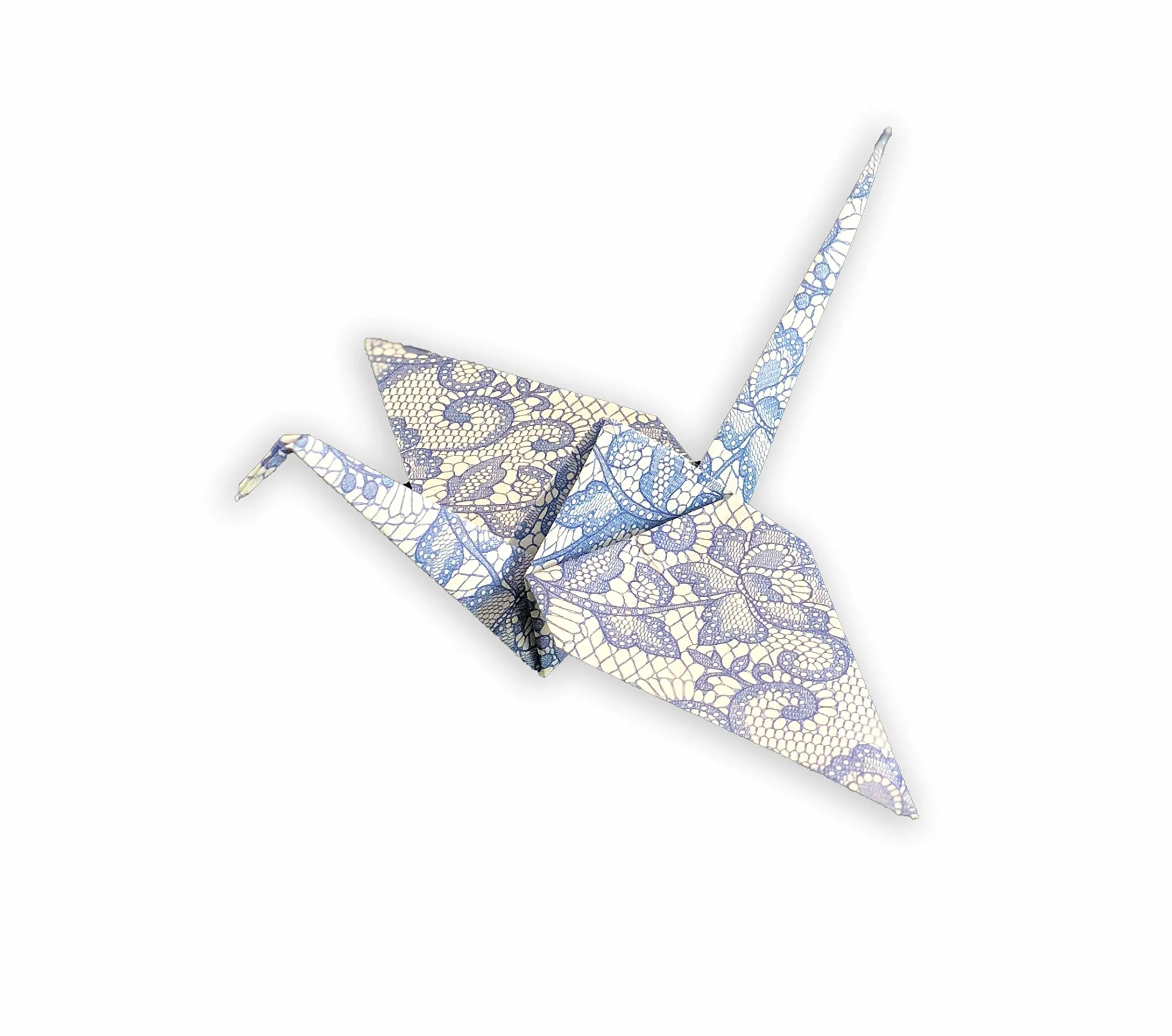 Origami Paper 200 Sheets 6" (15 cm) Double Sided Blue White Patterns 12 Designs