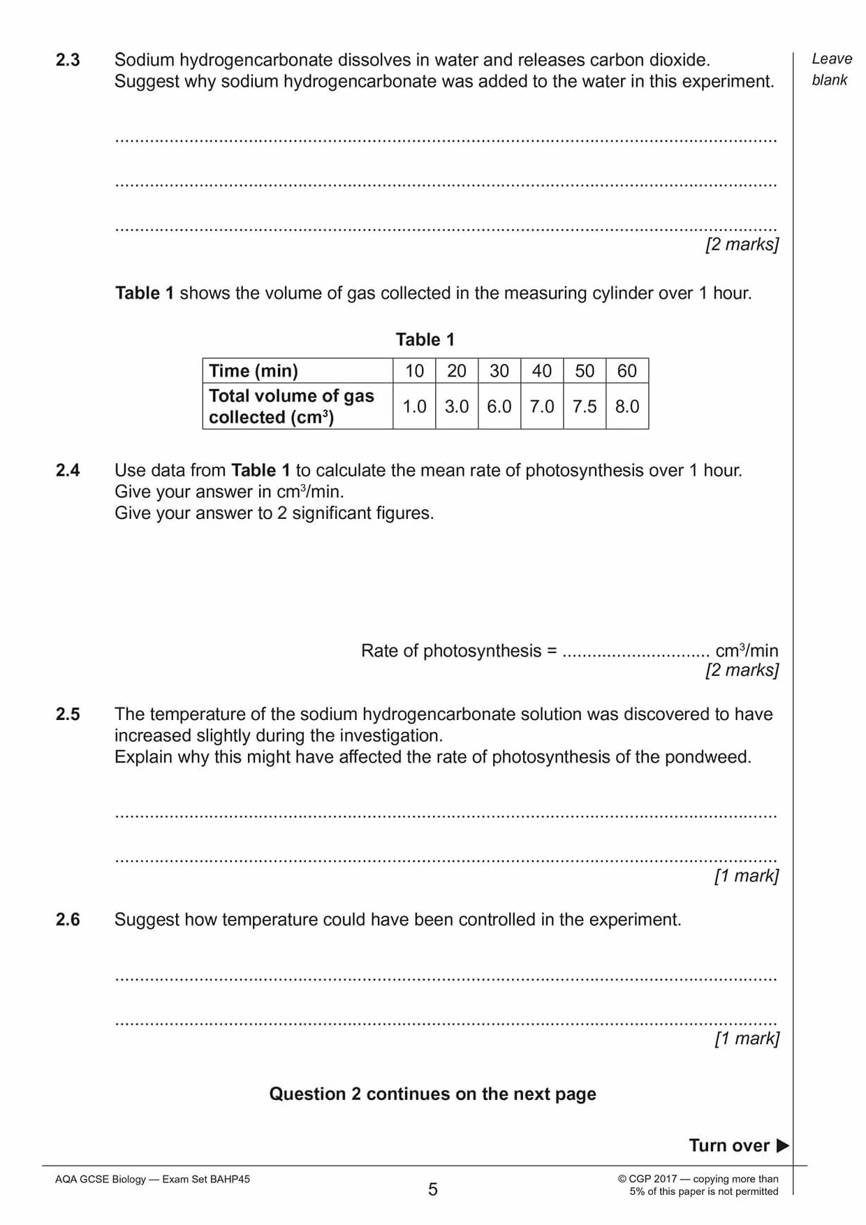 GCSE Biology AQA Practice Papers: Higher Pack 1