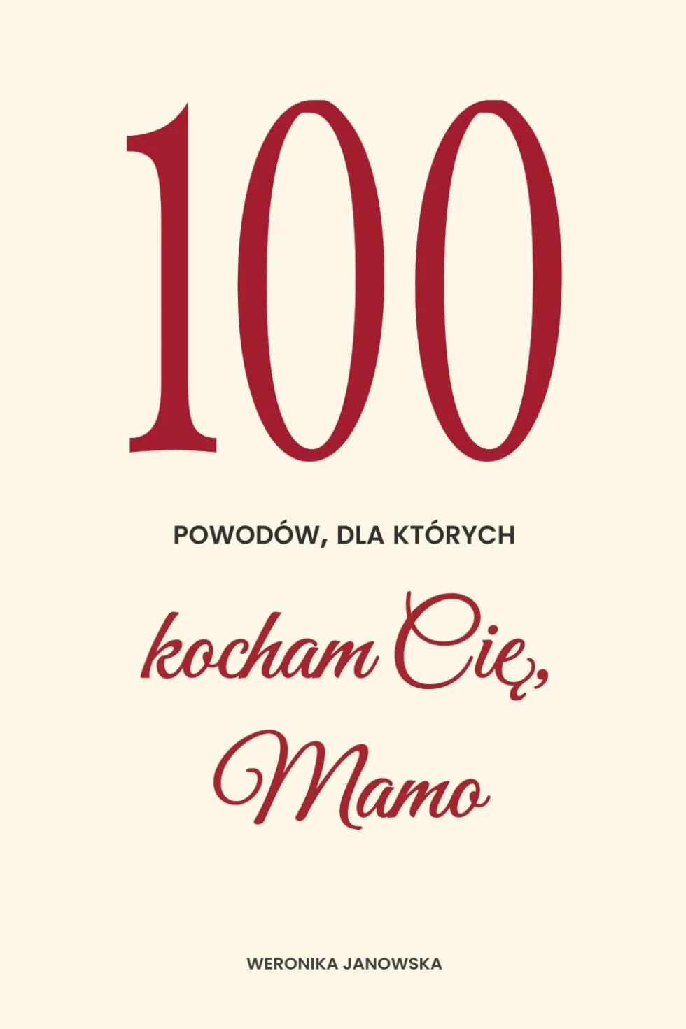 100 powodów, dla których kocham Cię, Mamo