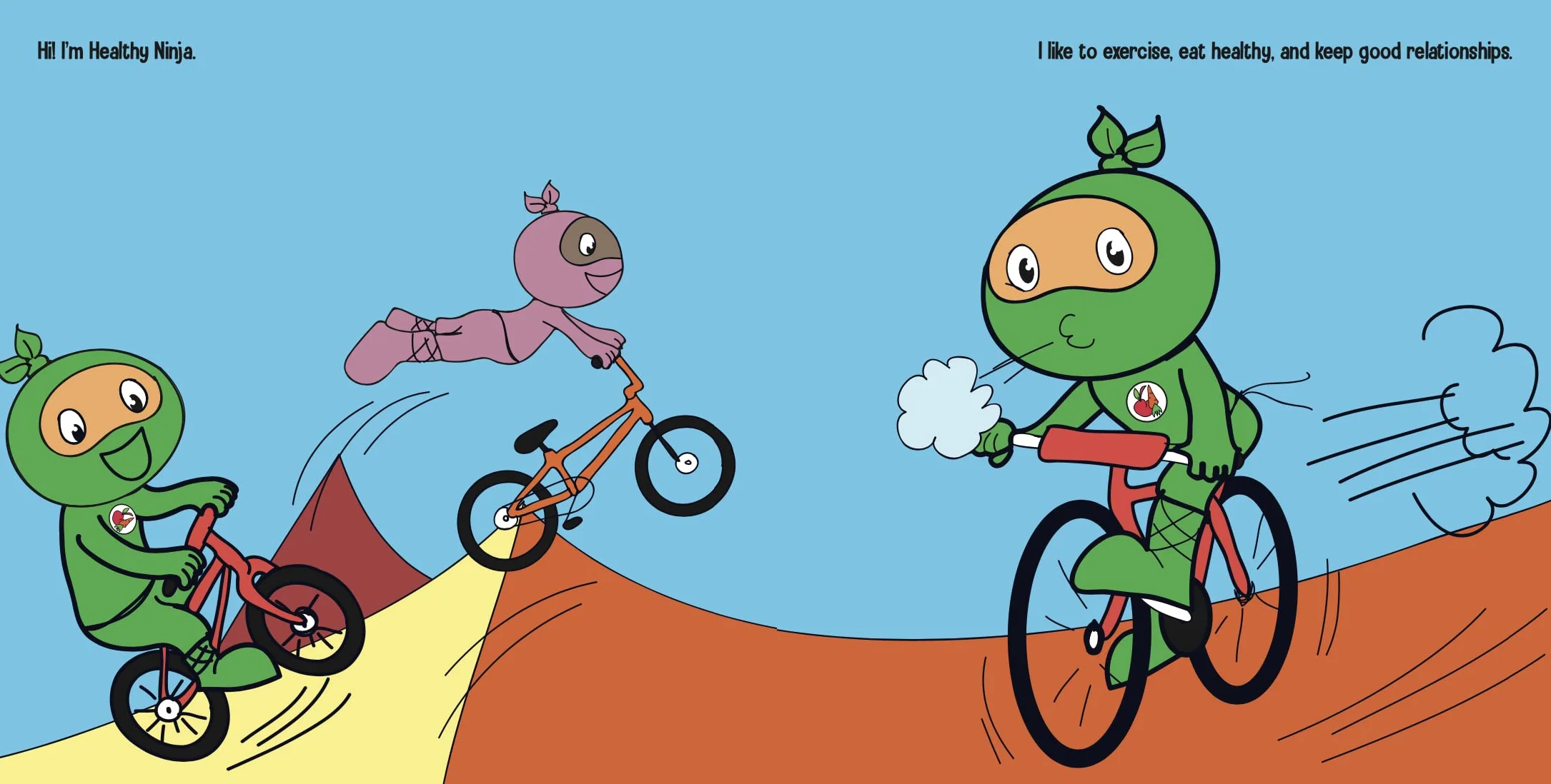 Healthy Ninja: A Children's Book About Mental, Physical, and Social Health