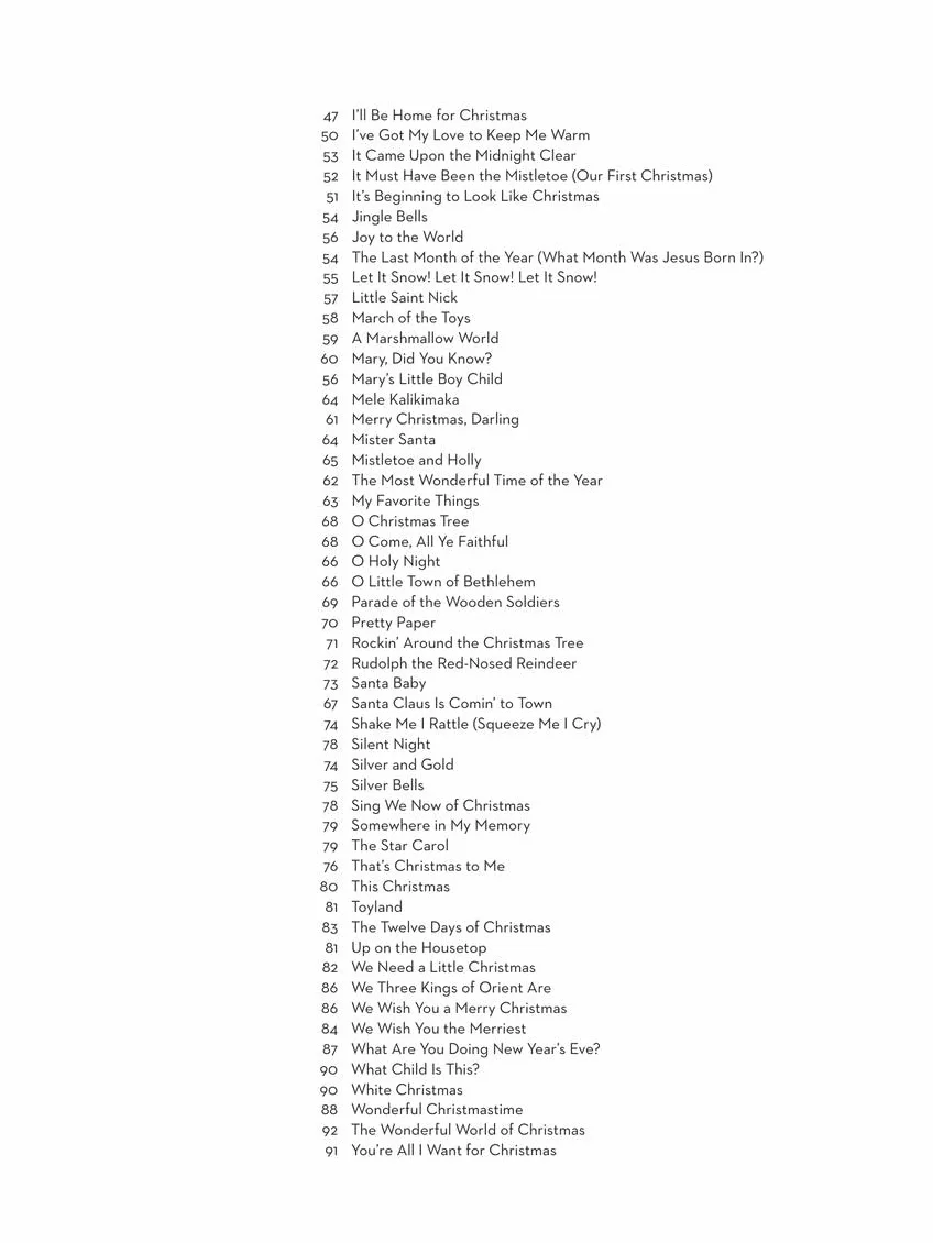 101 Christmas Songs for Violin