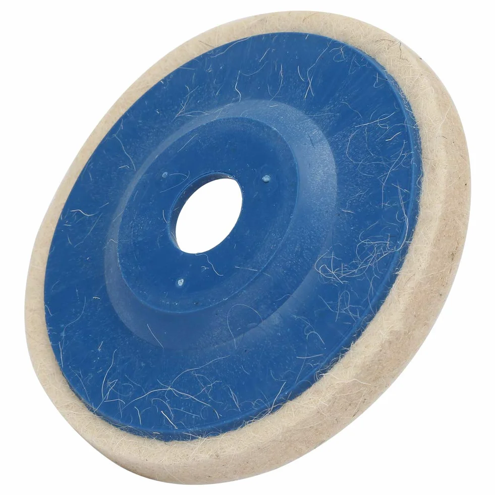 Tarcza z Filcu Wełnianego do Polerowania 100 mm 16 mm 3-częściowa