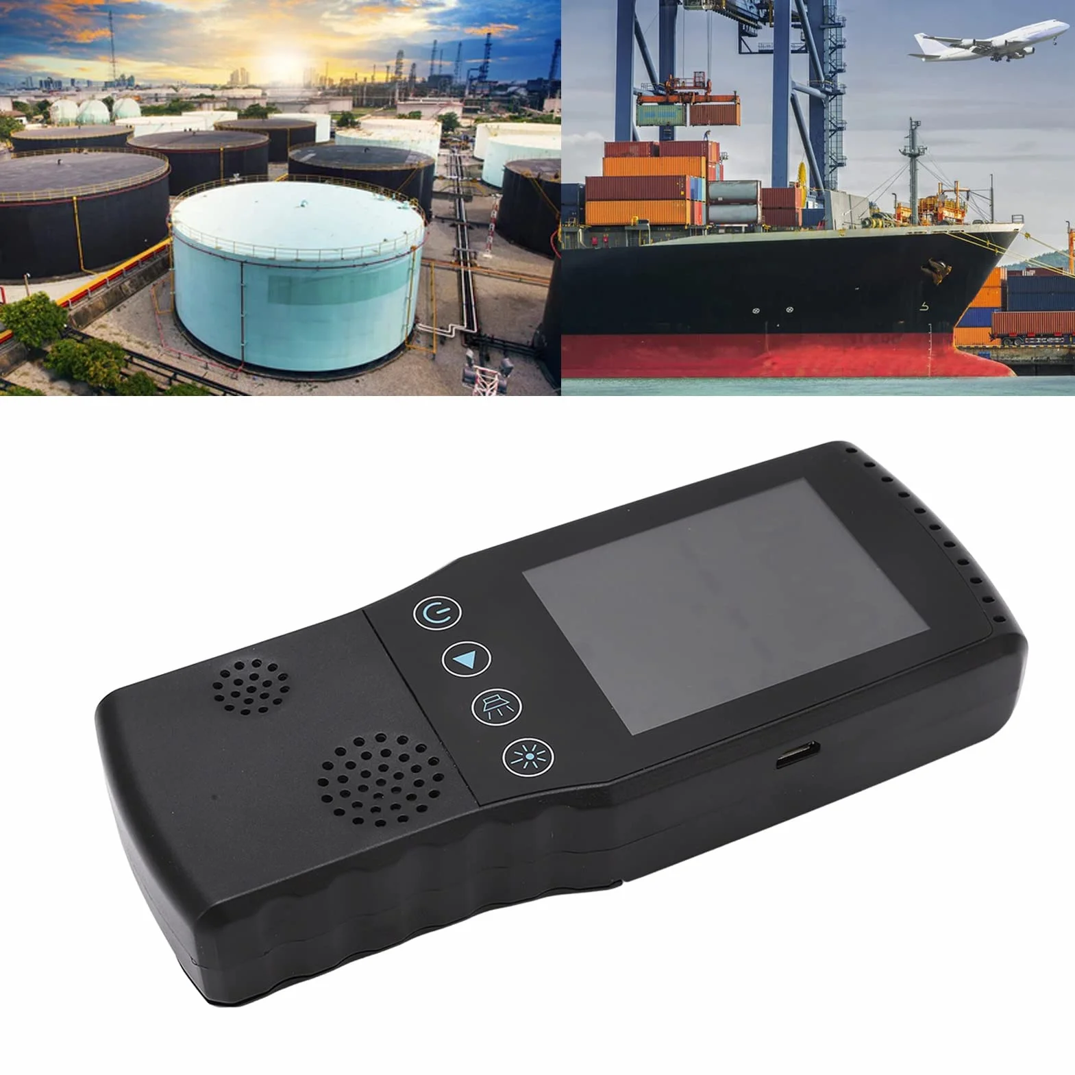 Ręczny Detektor Promieniowania Jądrowego Licznik Geigera 2500mAh USB LCD
