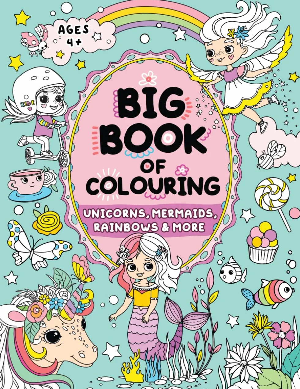Big Book of Colouring for Girls: Children Ages 4+