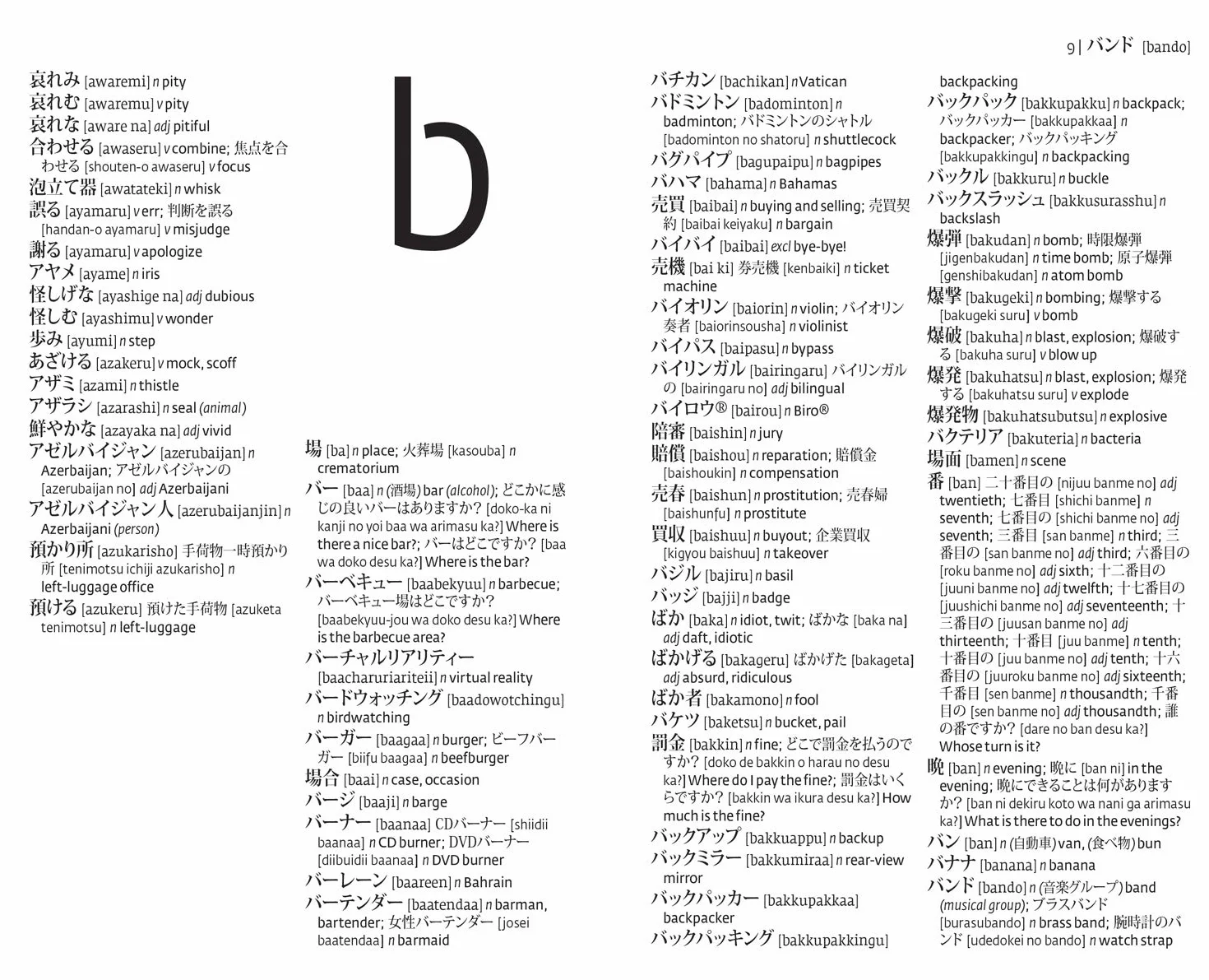 Japanese Essential Dictionary: Bilingual Dictionaries