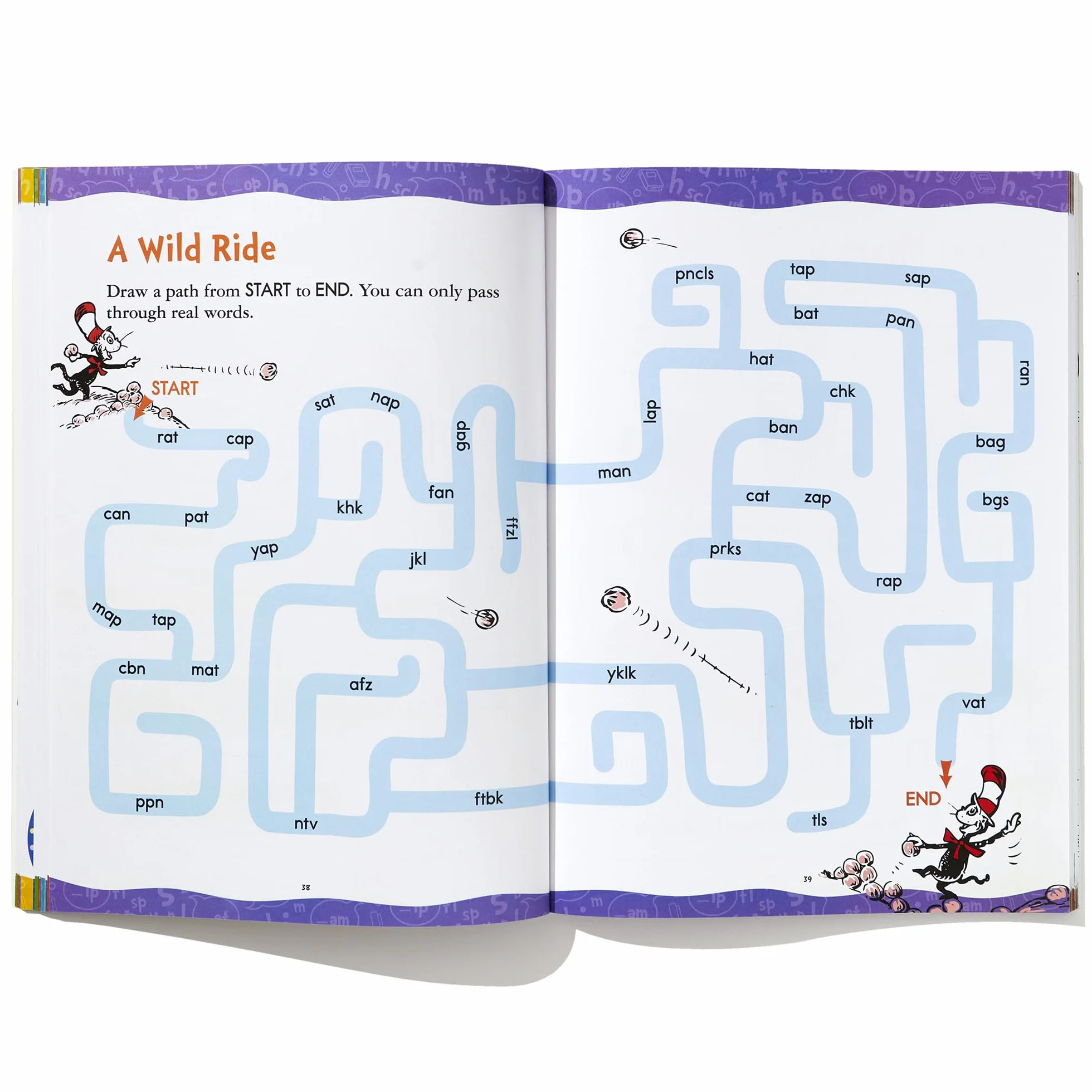 Dr. Seuss Phonics Level 1 Workbook: Learn to Read for Kids Ages 4-6