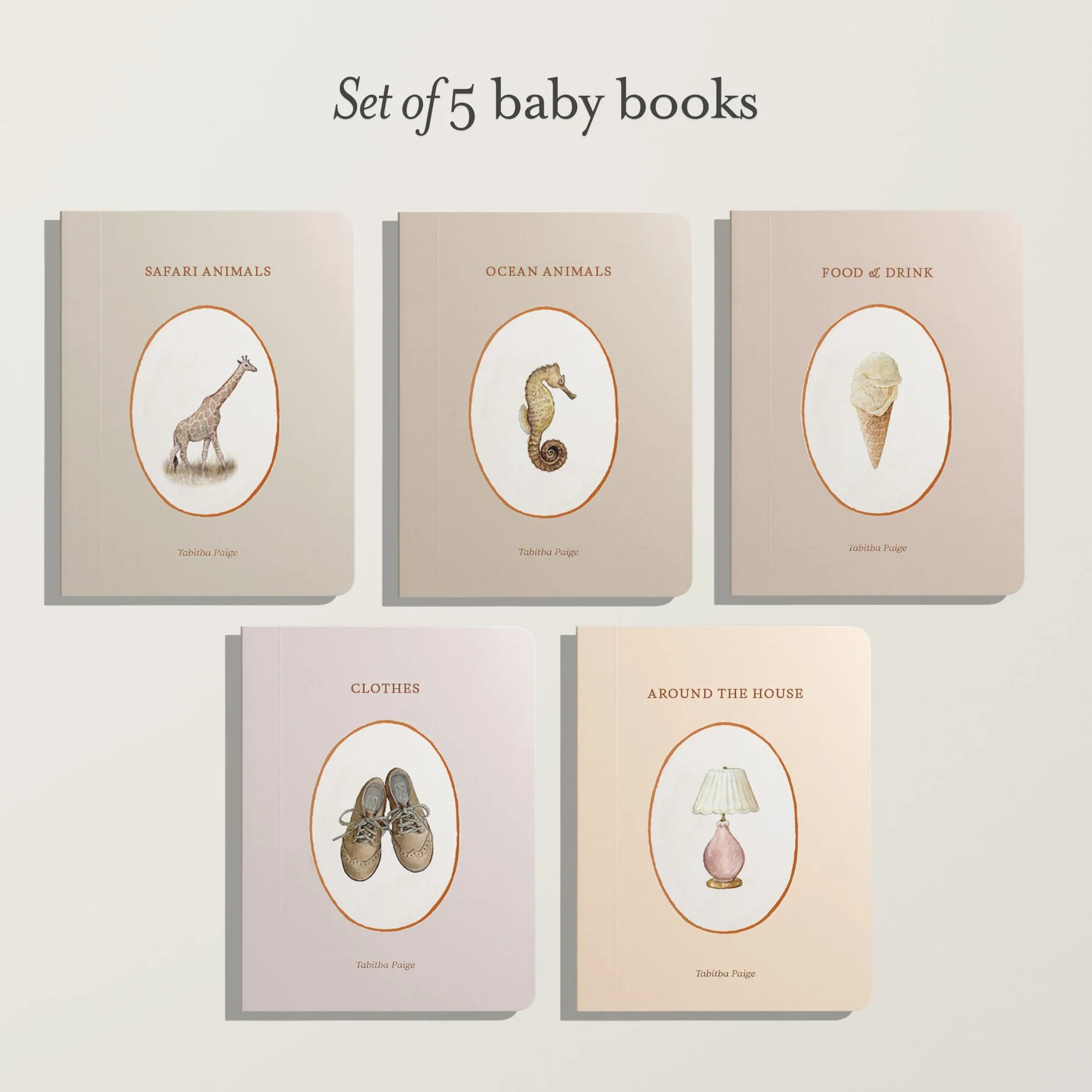 Our Little Library Vol. 2: A Foundational Language Vocabulary Board Book Set for Babies: 10