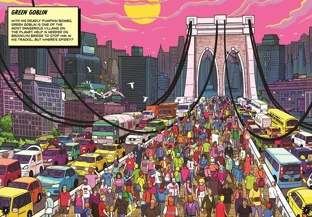 Marvel Spider-Man Where's Spidey Search & Find Book