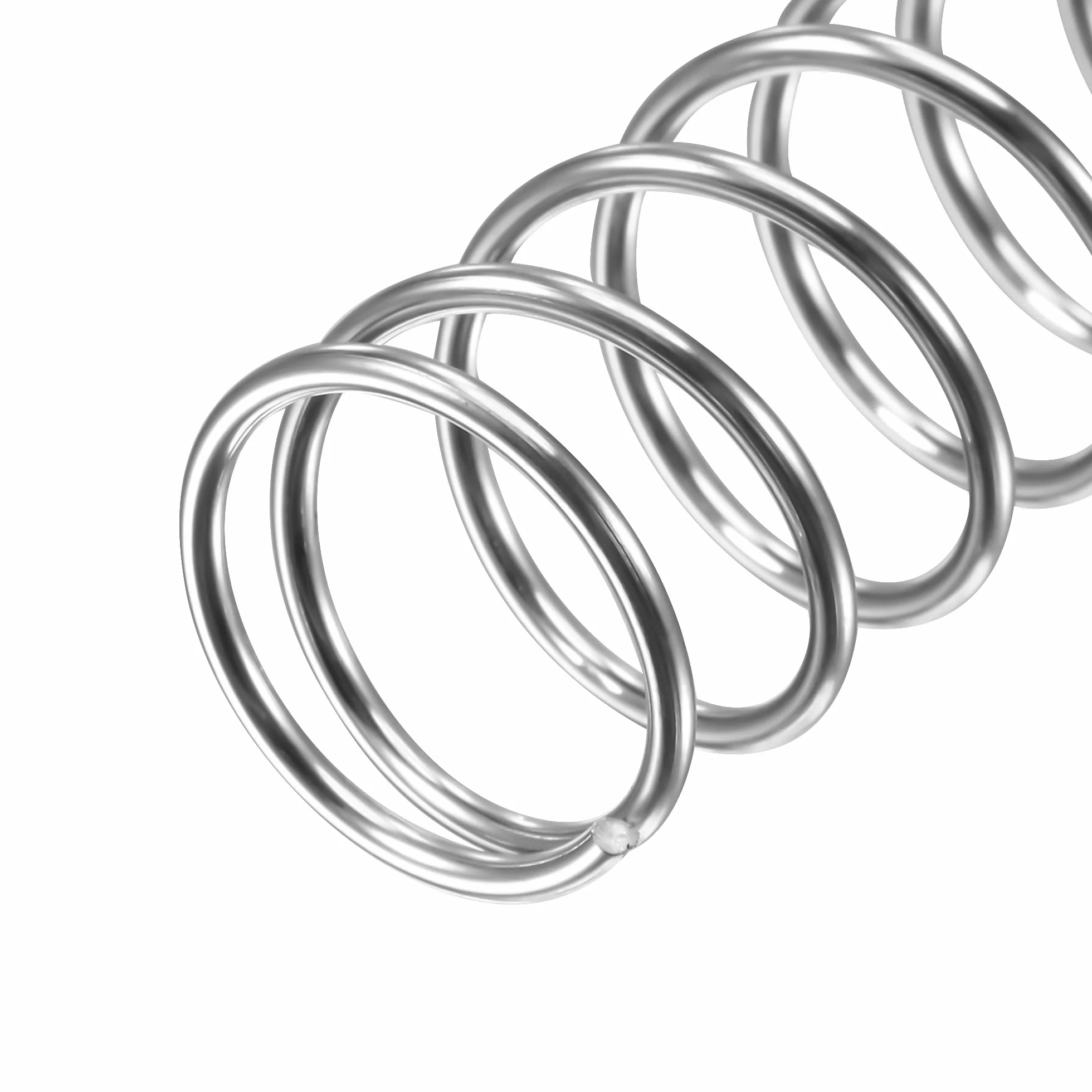 QUARKZMAN Sprężyna ściskająca Sprężyna kompresyjna 304 Stal nierdzewna Sprężyny ściskające 15mm OD 1,2mm Średnica drutu 19,5mm Długość skompresowana 30mm Długość wolna 15,7N Ładowność dla projektów