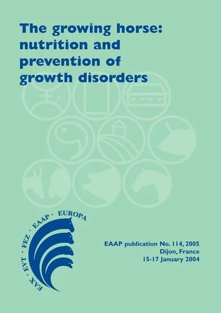 The Growing Horse: Nutrition and Prevention of Growth Disorders: 114