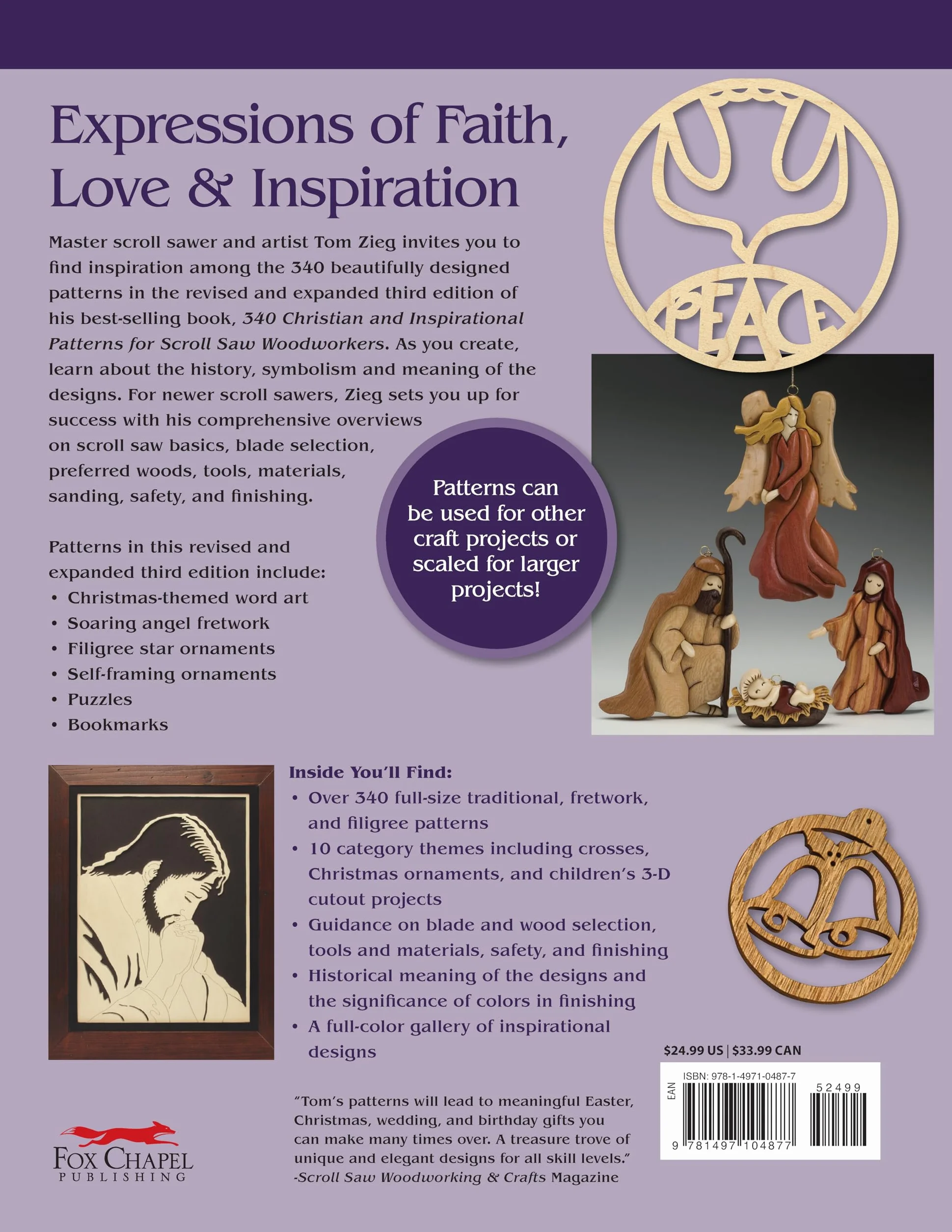 Christian & Inspirational Patterns for Scroll Saw Woodworkers, Third Edition Revised & Expanded