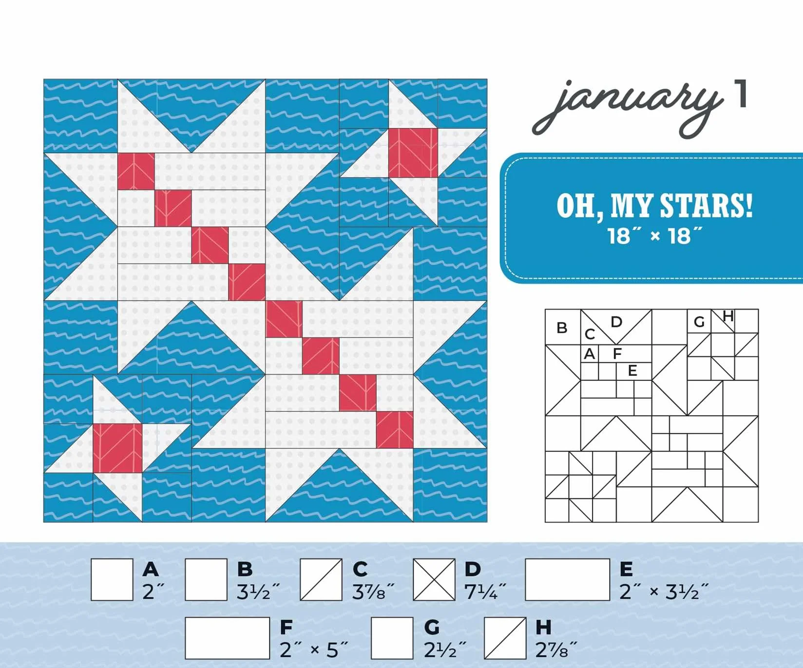 Quilter's Perpetual Block-A-Day Calendar