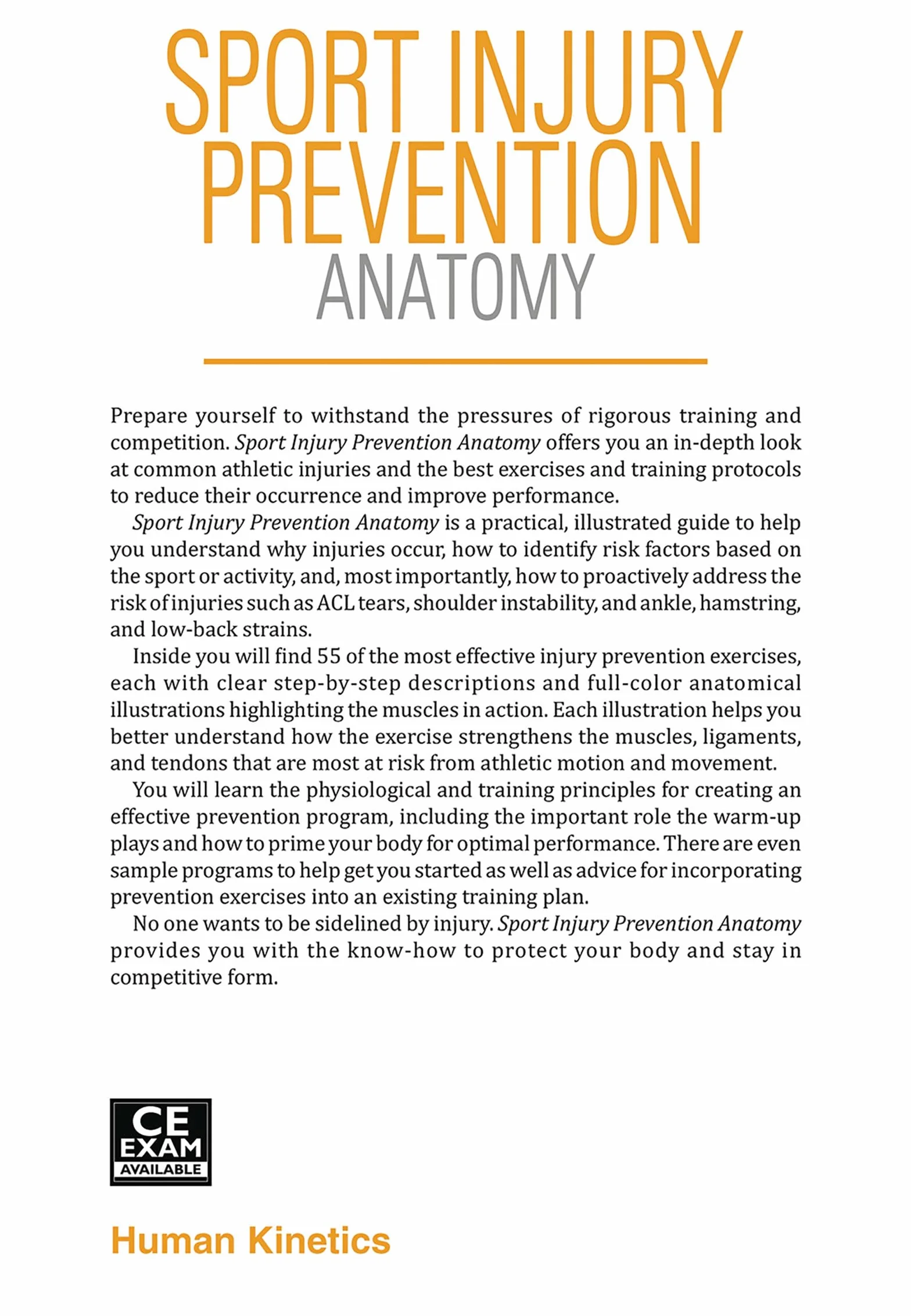 Sport Injury Prevention Anatomy
