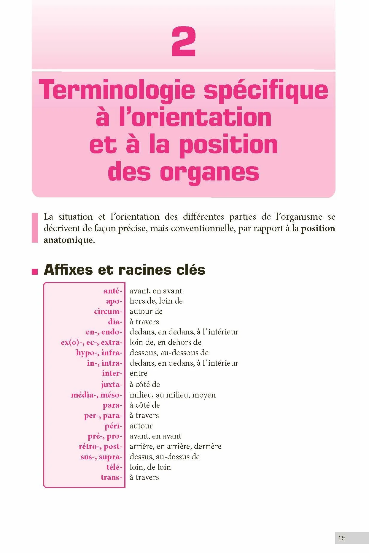 Terminologie médicale et physiopathologie - Ouvrage de référence