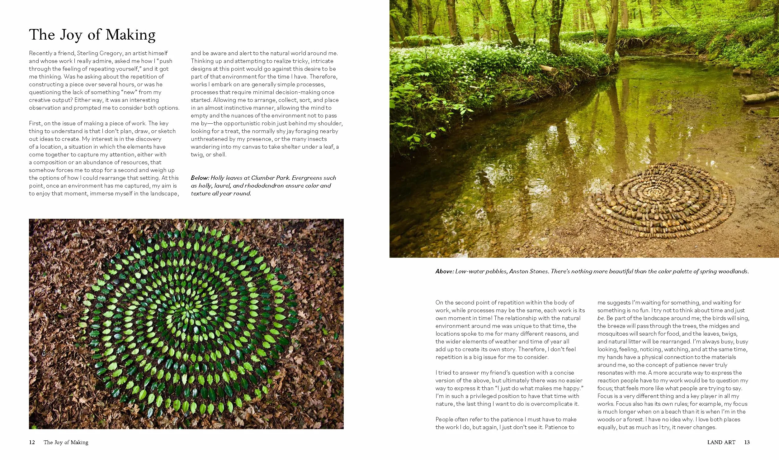 Land Art: Creating Artworks in and with the Landscape