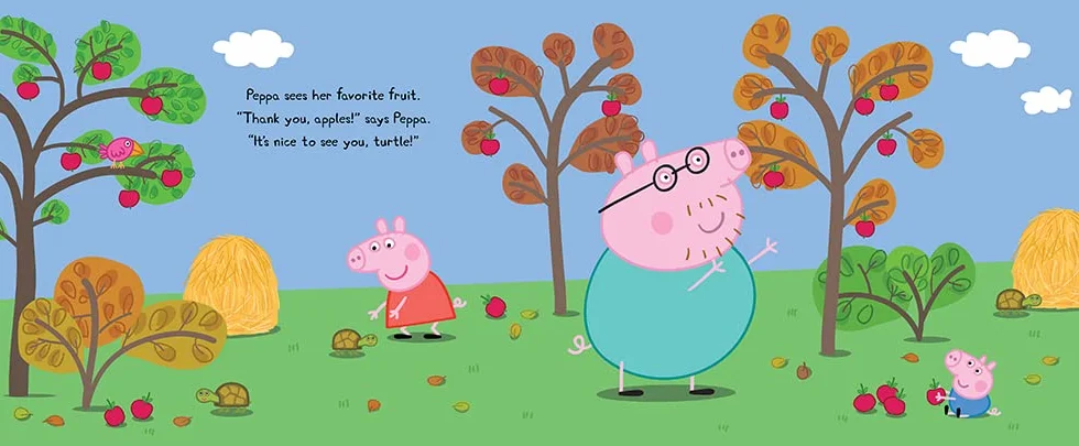 Peppa Pig and the Day of Giving Thanks: A Thanksgiving Holiday Storybook for Toddlers, Preschoolers, Kids Ages 2-5