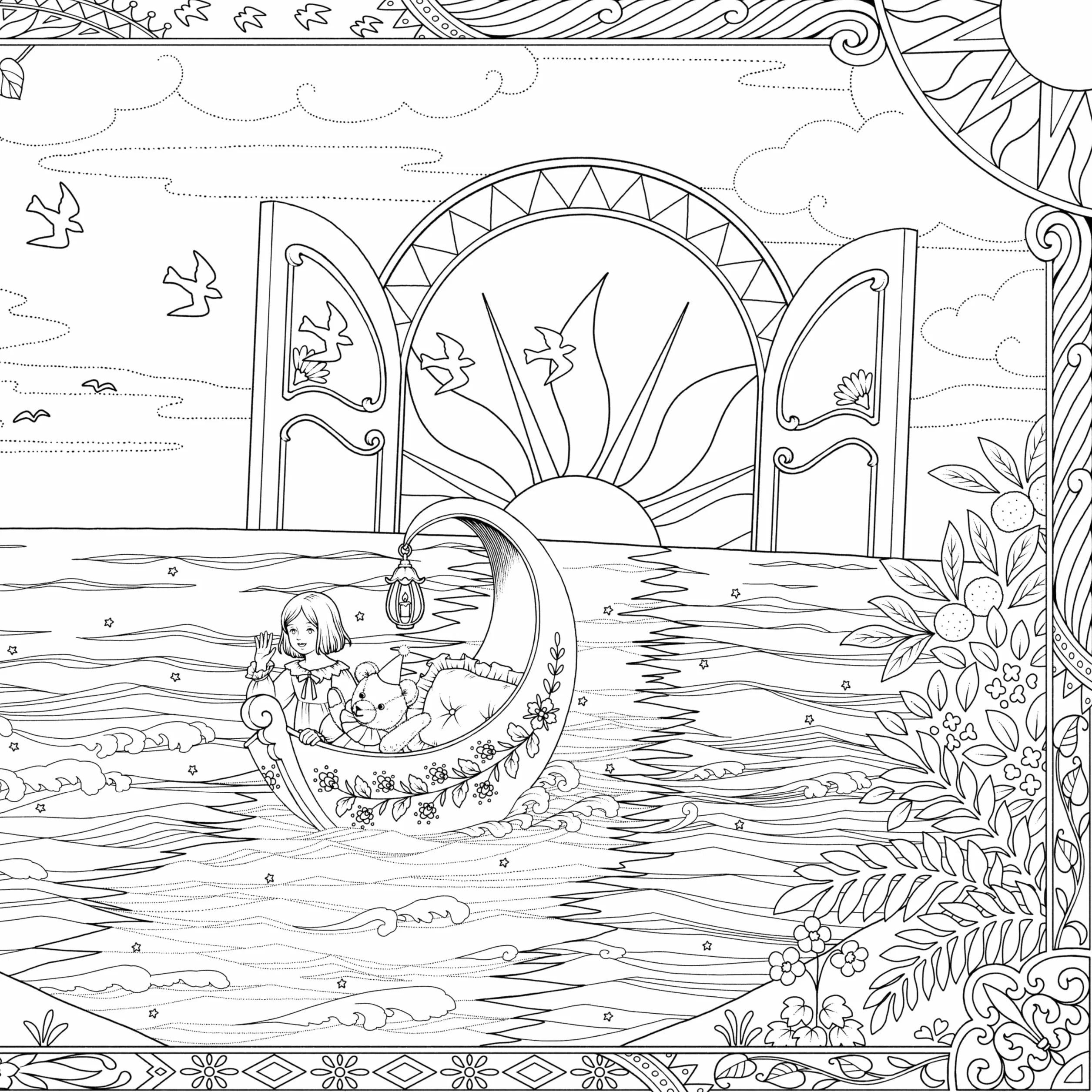 Garden of Dreams: A Magical World of Make Believe to Color