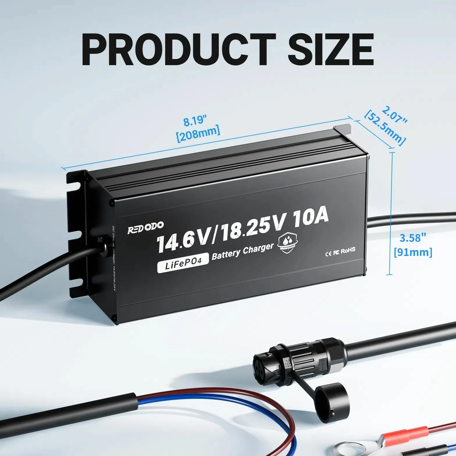 Redodo Akumulator LiFePO4 12 V 100 Ah BMS 100 A niskotemperaturowy
