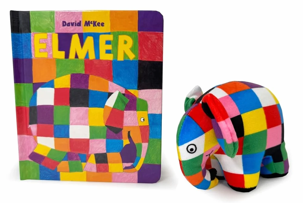 Elmer Book and Toy Gift Set
