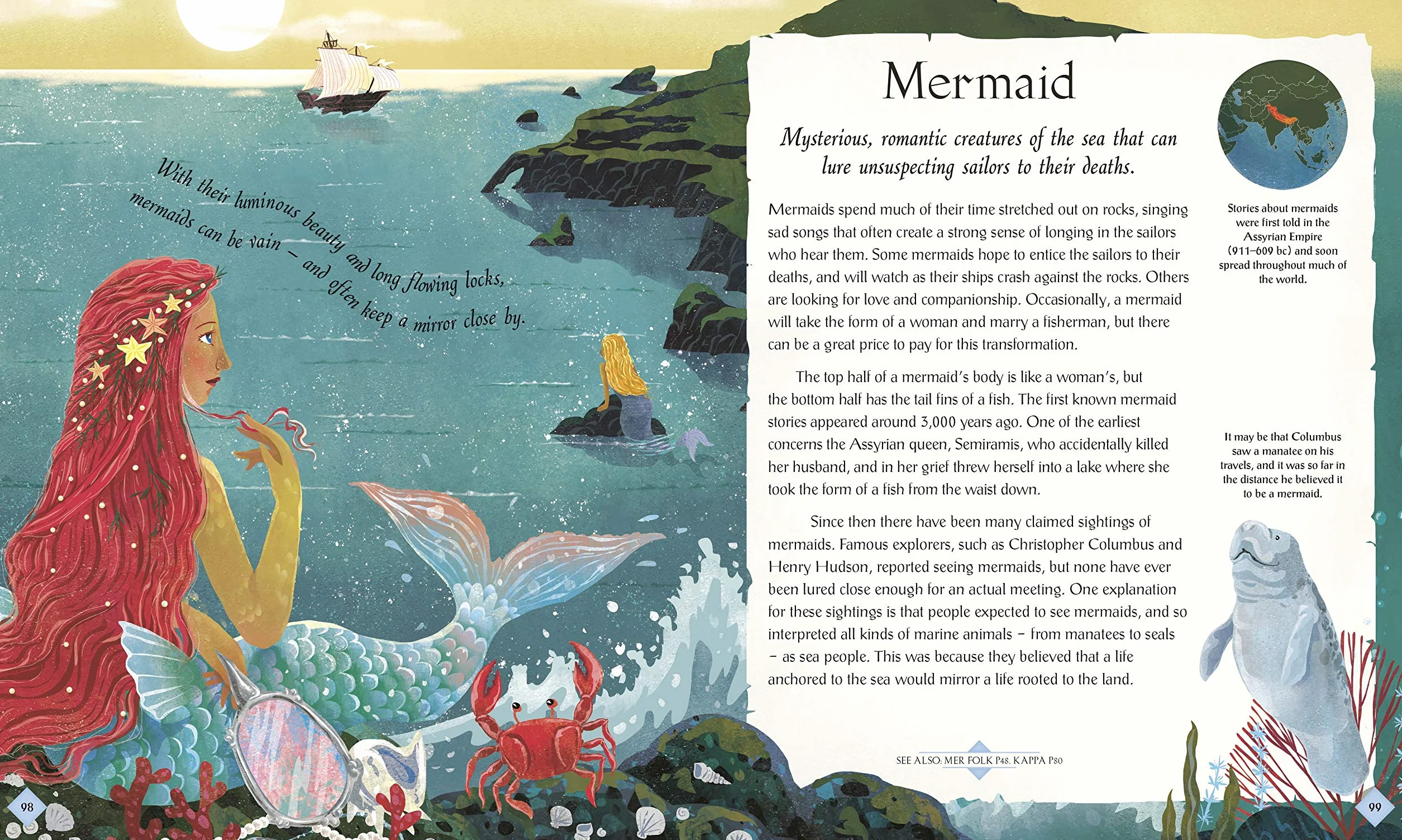 The Book of Mythical Beasts and Magical Creatures: Monsters, Fairies, Heroes, Tricksters