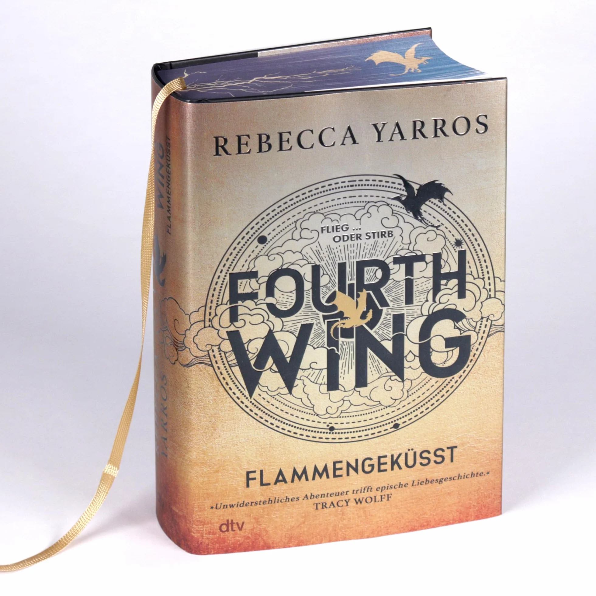Fourt Wing – Flammengeküsst: Deluxe-Ausgabe mit atemberaubendem Farbschnitt. Roman | »Unwiderstehliches Abenteuer trifft epische Liebesgeschichte!« ... | Das internationale Bestsellerphänomen