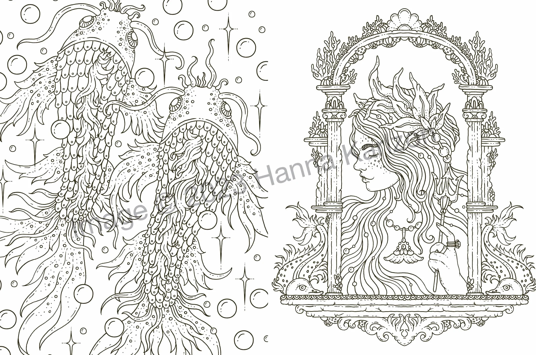 Tales from Atlantis: Coloring Book