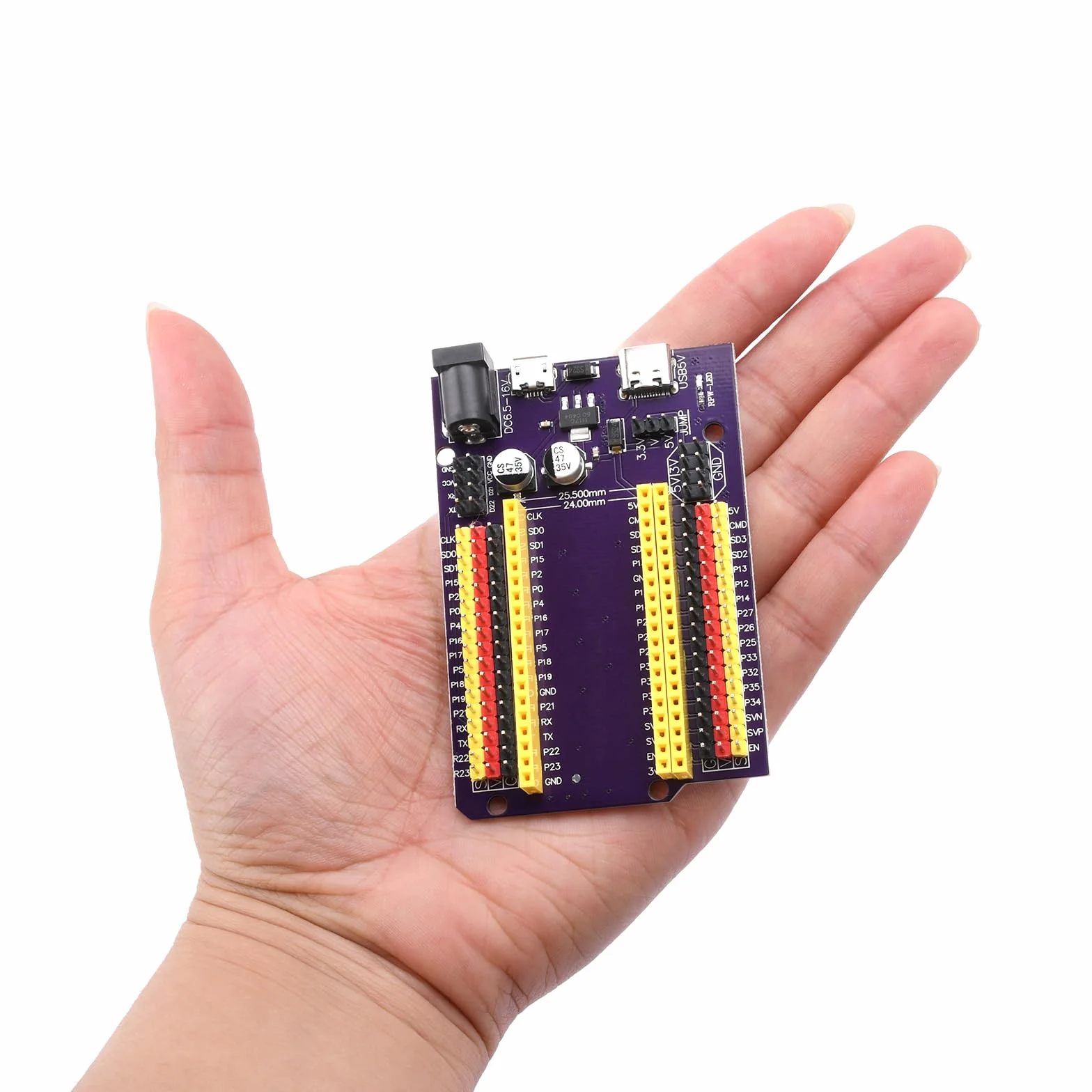 Heemol 38 pinów ESP32 Breakout Board GPIO Extension Board 25,5 mm / 23 mm