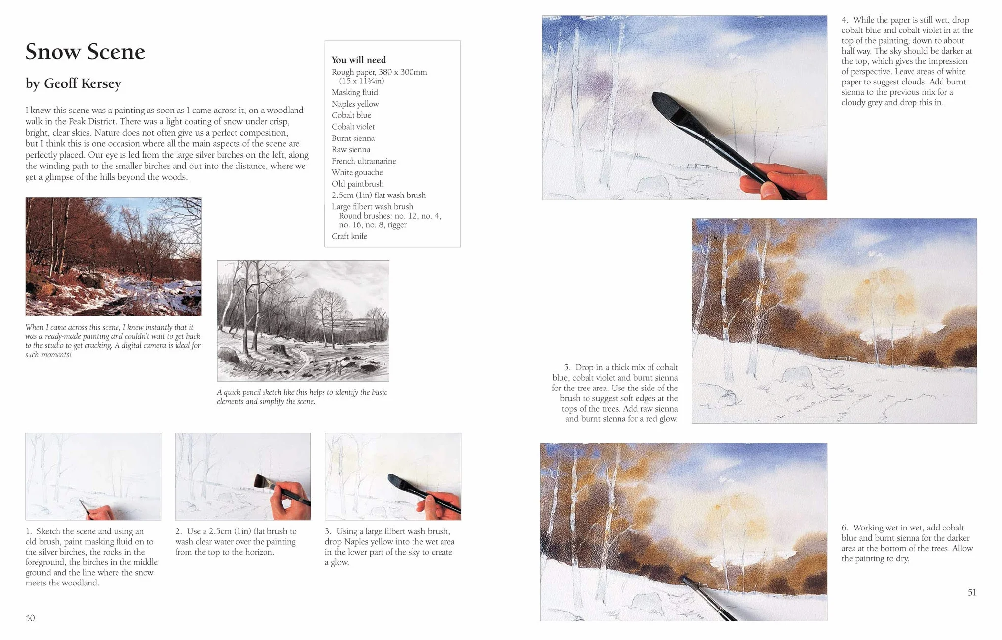 Watercolour Landscapes Step-By-Step