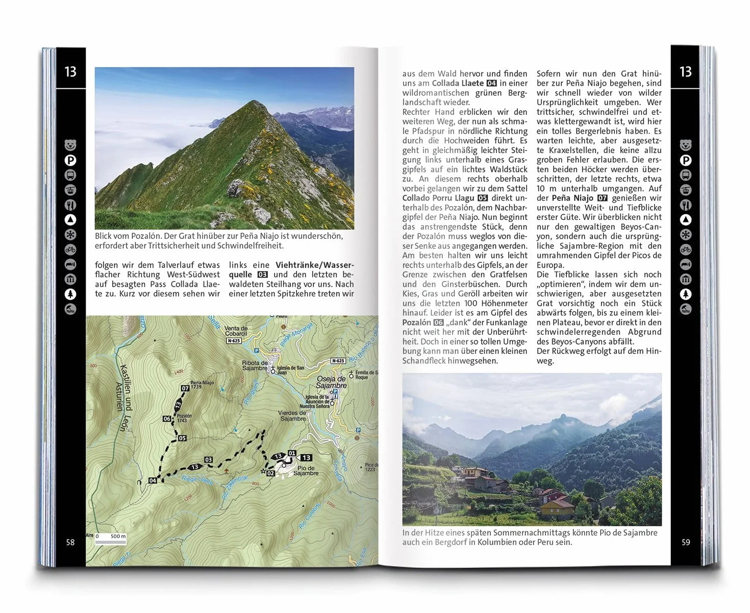 KOMPASS Wanderführer Picos de Europa 55 Touren Extra-Tourenkarte GPS-Daten zum Download