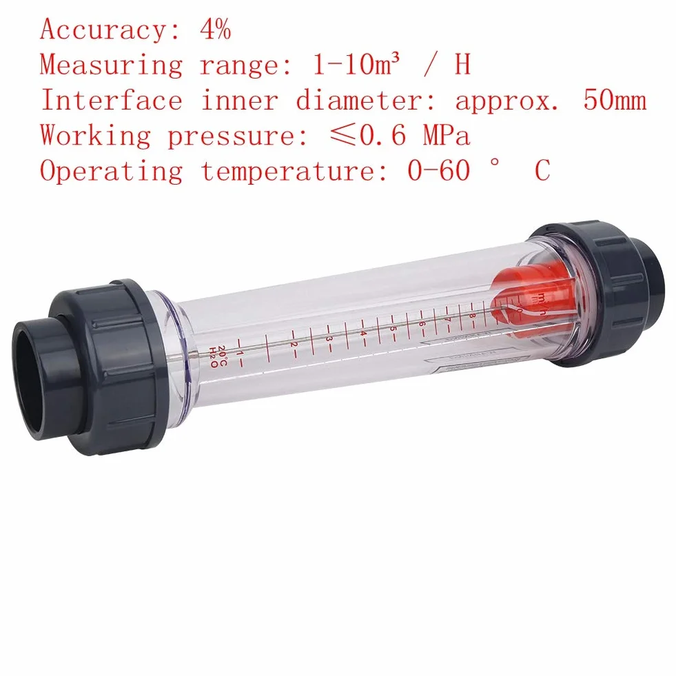 Przepływomierz LZS-40 1-10 m³/h wodomierz z tworzywa sztucznego