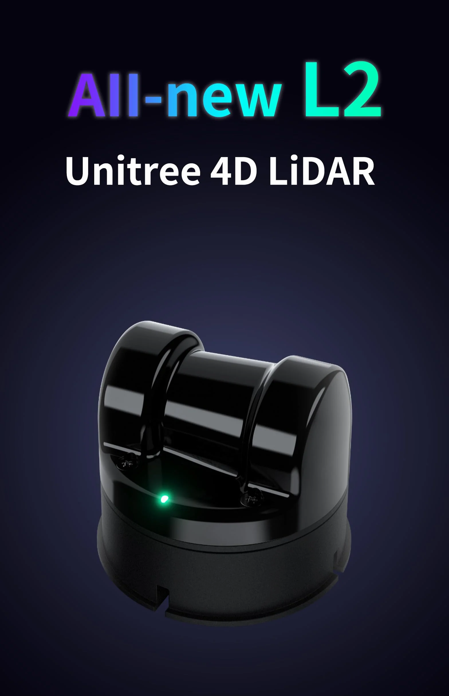 youyeetoo Unitree L2 4D 3D Lidar skaner - 30 metrów 360° × 90° wielokierunkowe skanowanie ultraszerokokątne - częstotliwość próbkowania 128000 punktów/s, RJ45 UDP - Unitree L1 Upgarde