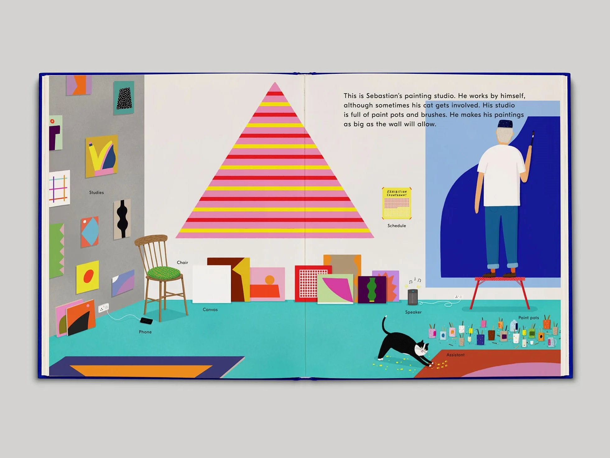 Making a Great Exhibition /anglais: (Books for Kids, Art for Kids, Art Book)