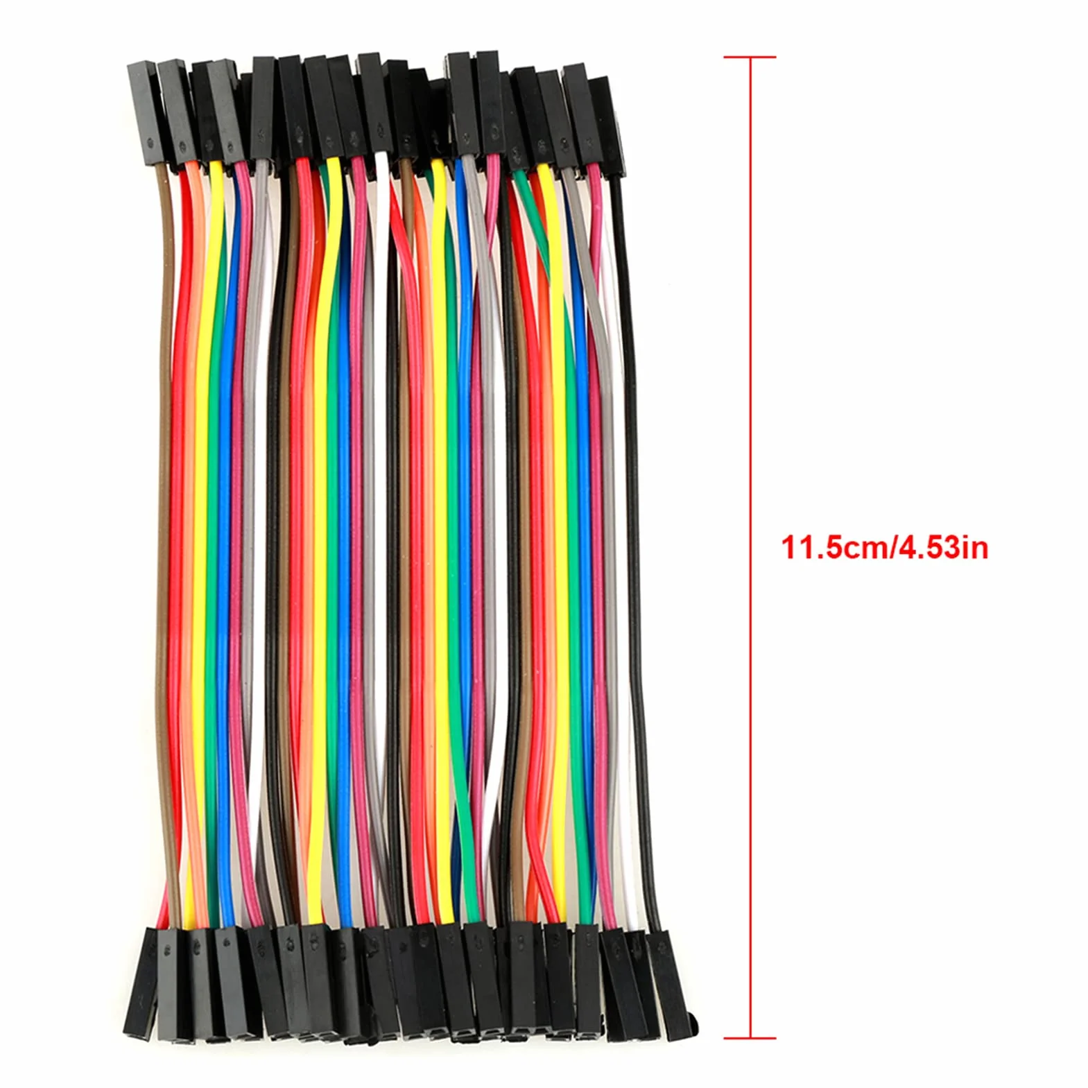 Przewody Połączeniowe Jumper F2F 40 Pin żeński do żeńskiego 10cm Kable Breadboard