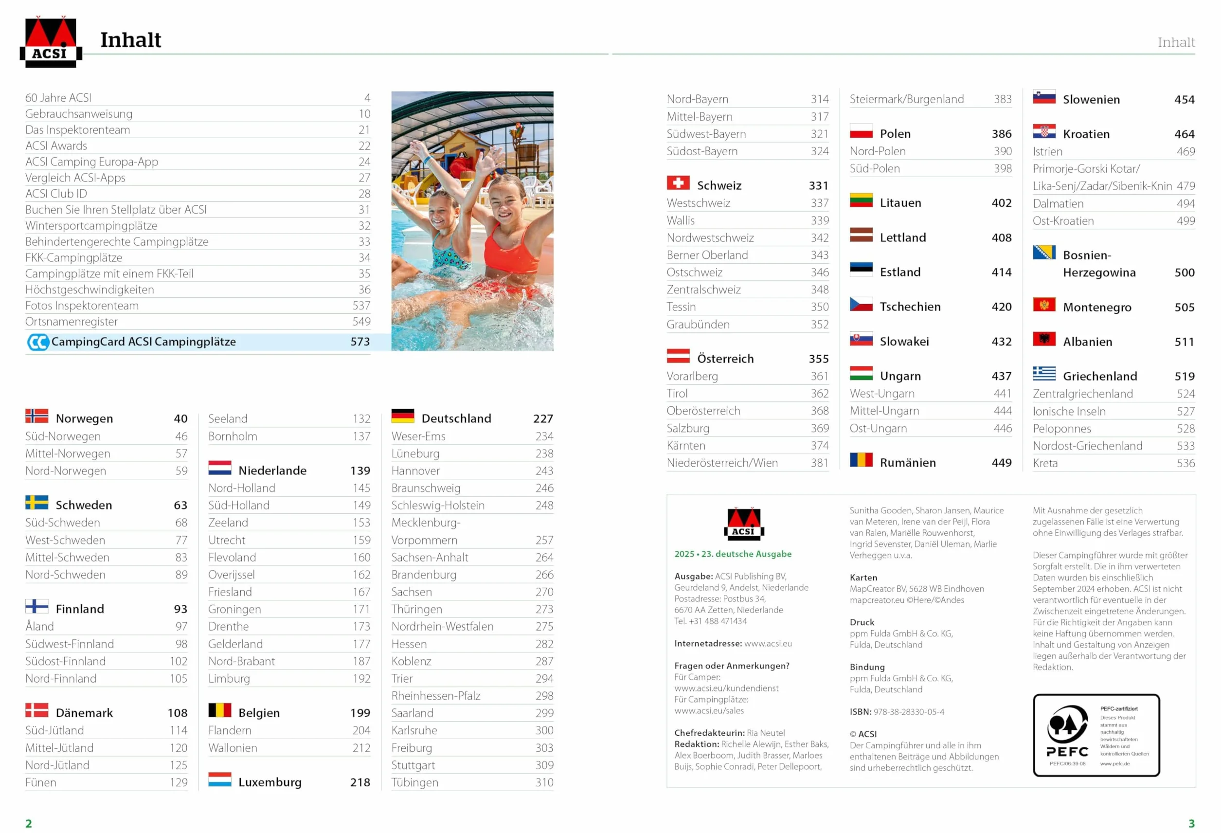 ACSI Campingführer Europa 2026 2 Bände inkl. CampingCard Ermässigungskarte
