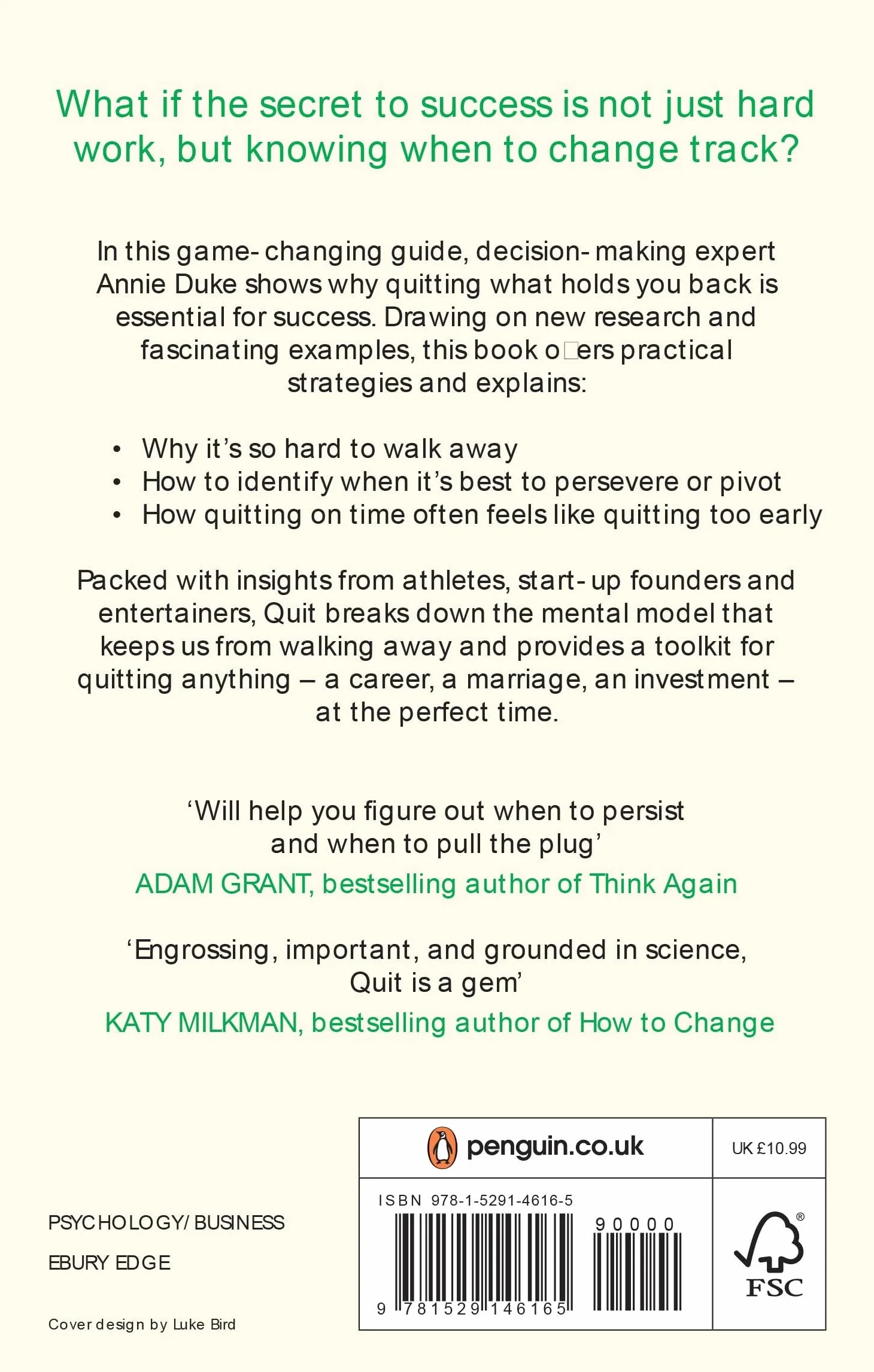 Quit: The Power of Knowing When to Walk Away