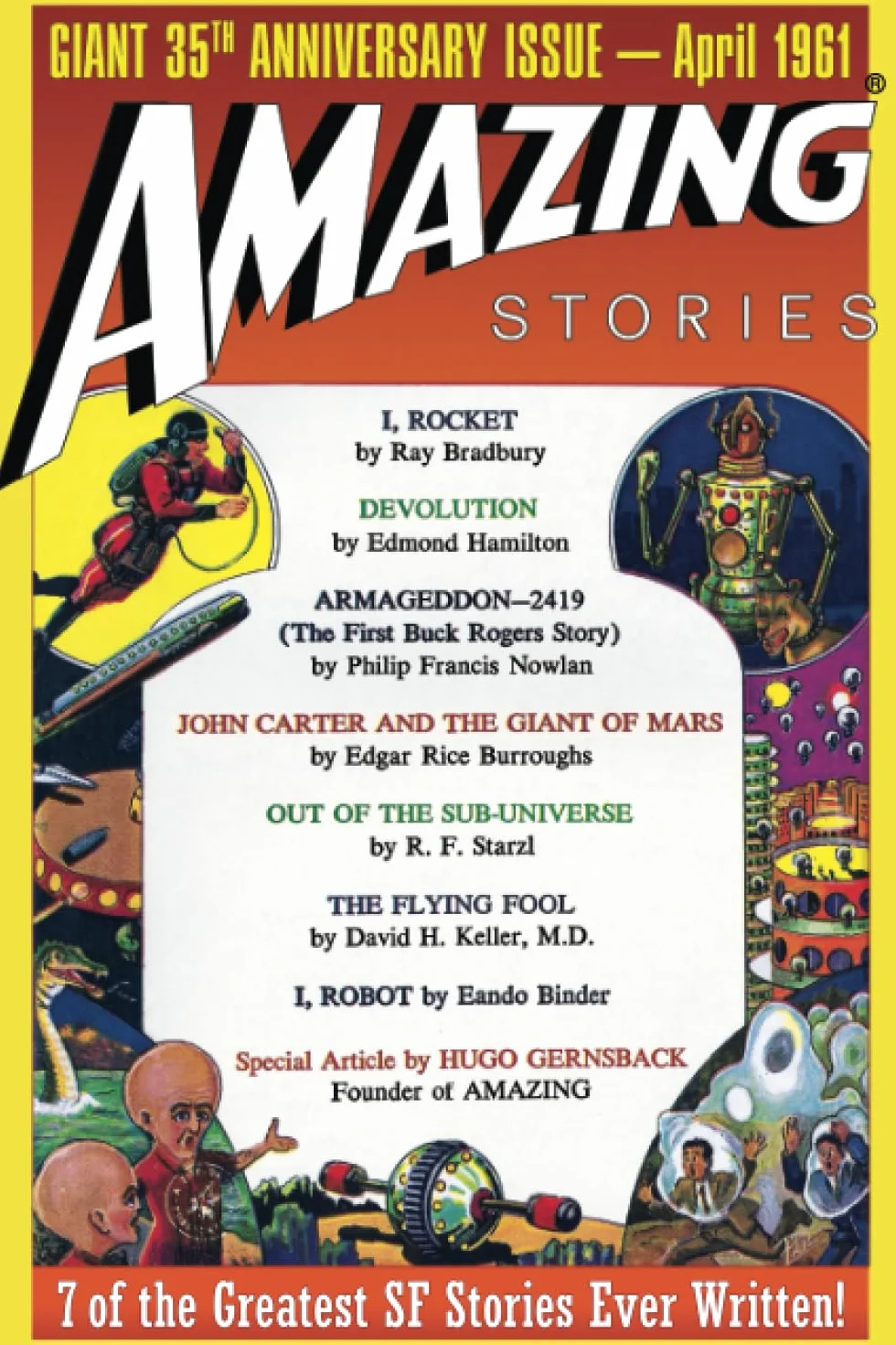 Amazing Stories Giant 35th Anniversary Issue Best of Authorized Edition